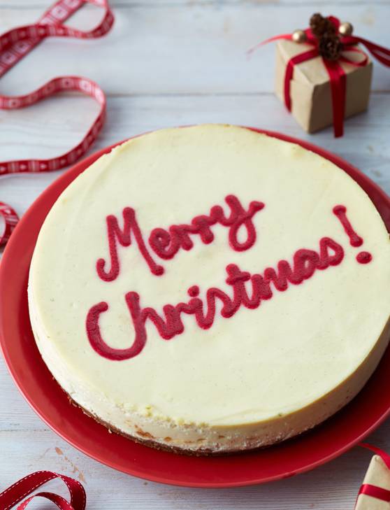 Merry Christmas cheesecake Sainsbury's Magazine