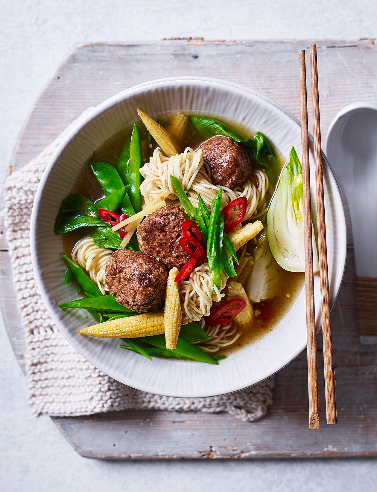 Turkey meatball soup recipe | Sainsbury's Magazine