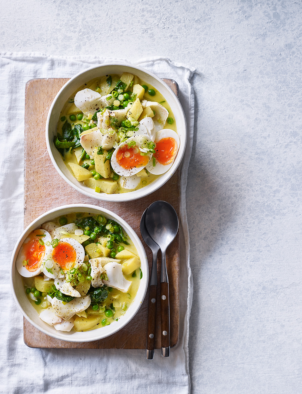 Curried smoked haddock chowder recipe Sainsbury`s Magazine