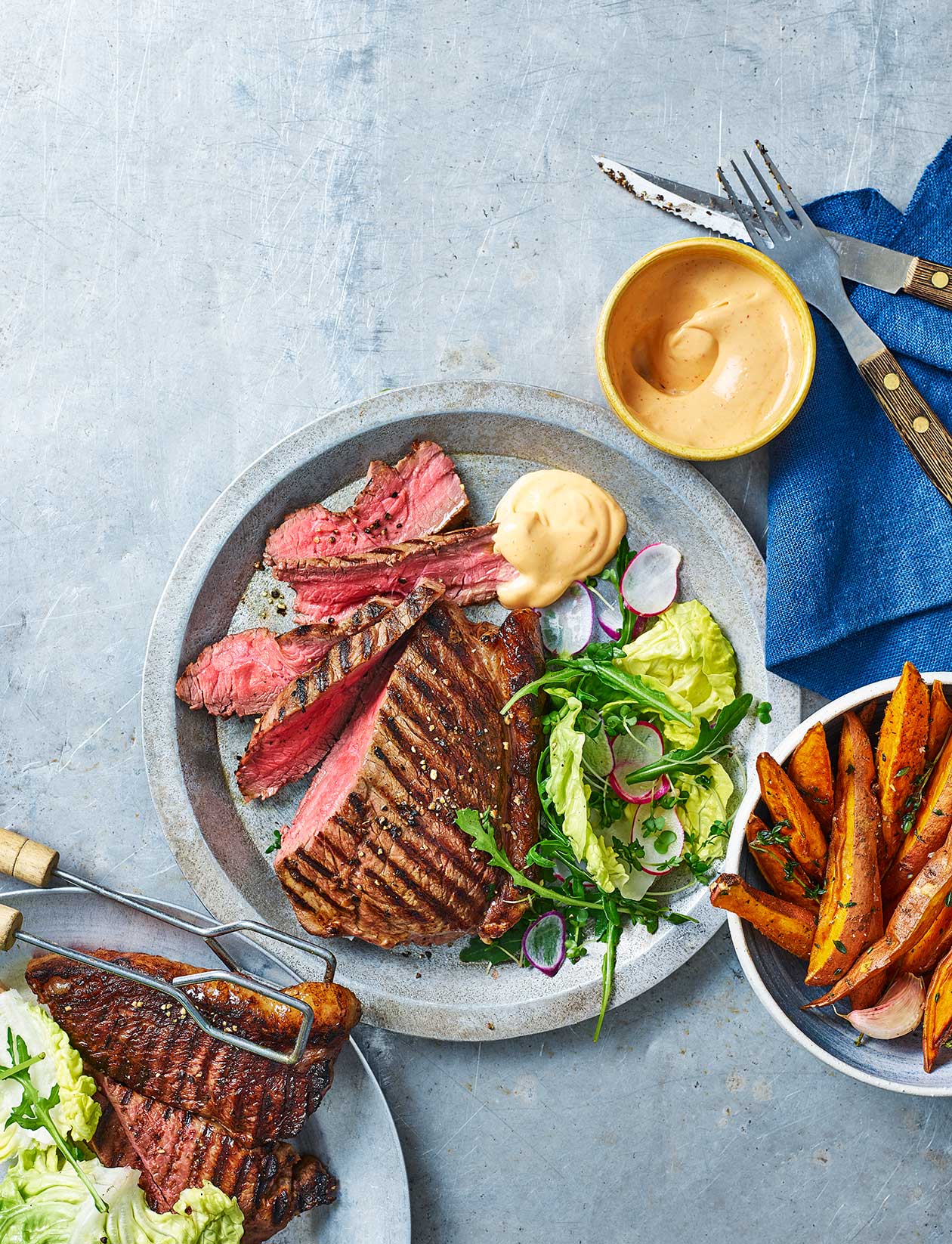 Rump steak with chilli hollandaise recipe Sainsbury`s Magazine