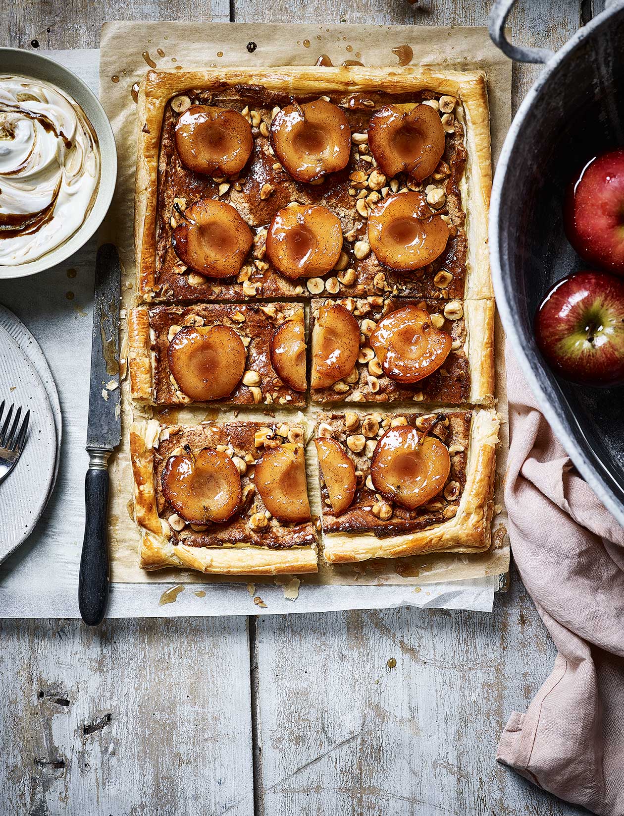 ‘Bobbing for apples’ tart recipe | Sainsbury`s Magazine