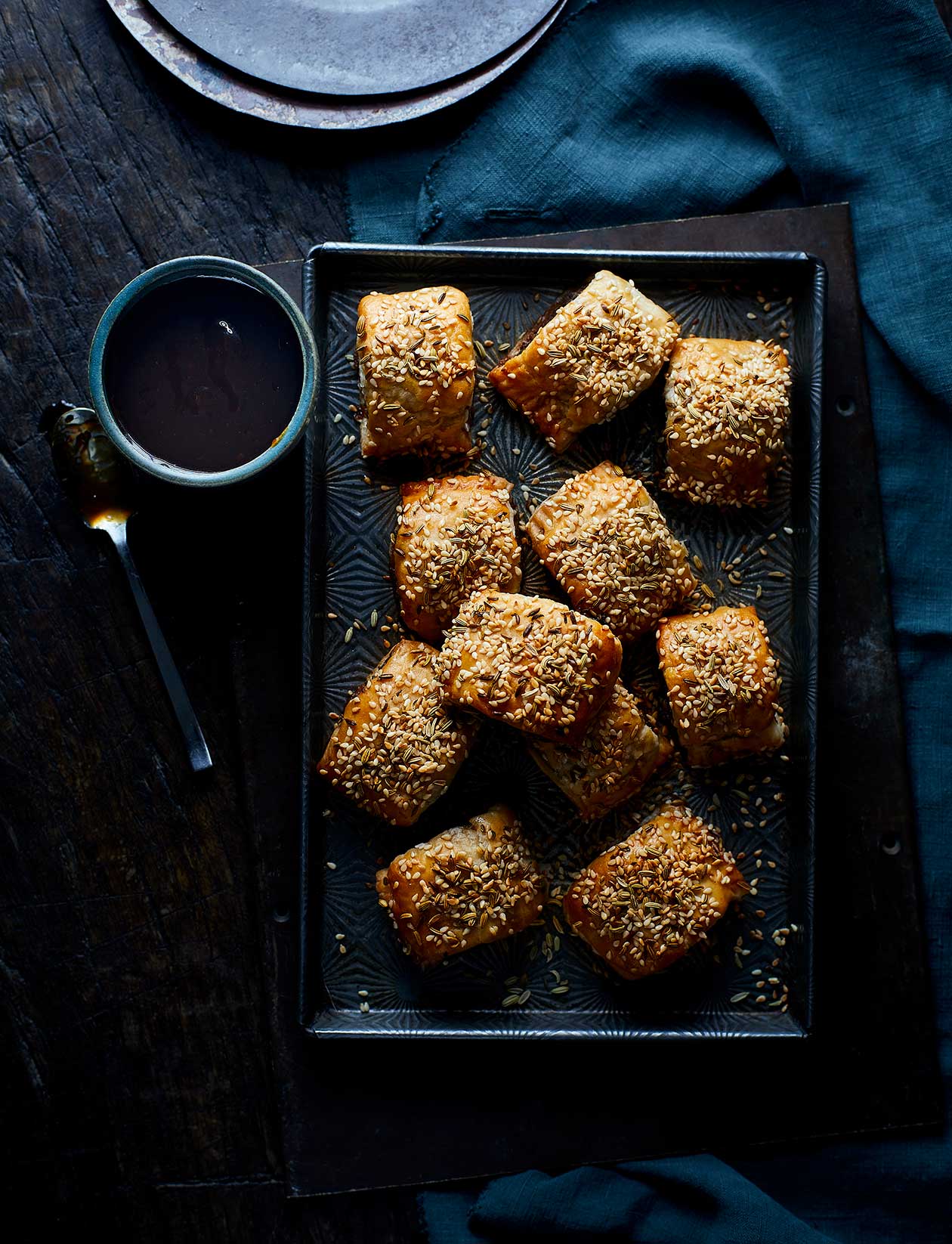 Spiced duck sausage rolls recipe | Sainsbury`s Magazine