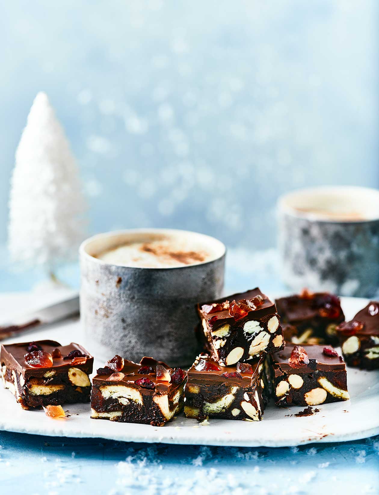 Mince pie tiffin bites recipe Sainsbury's Magazine