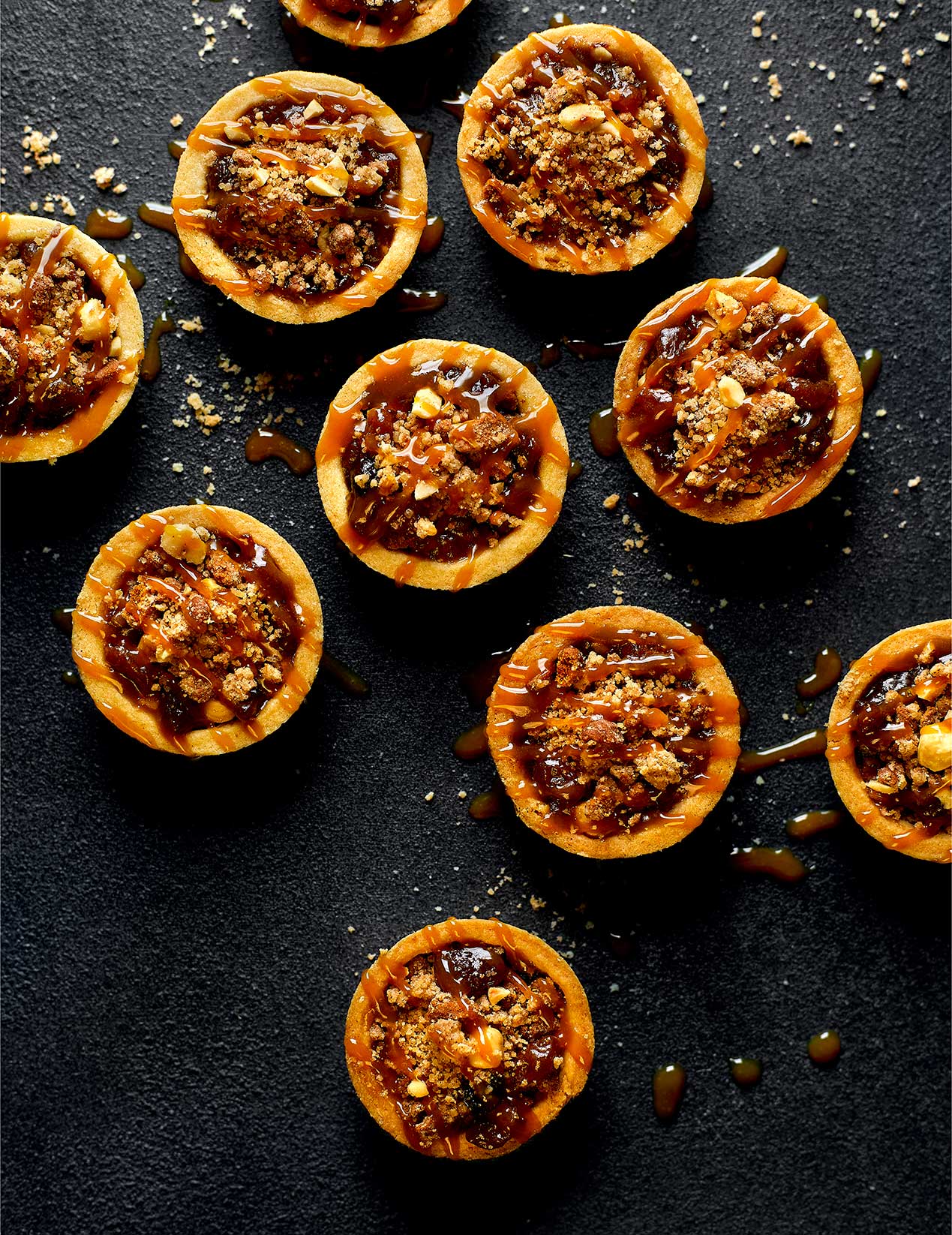 Biscoff caramel crunch mince pies recipe | Sainsbury`s Magazine