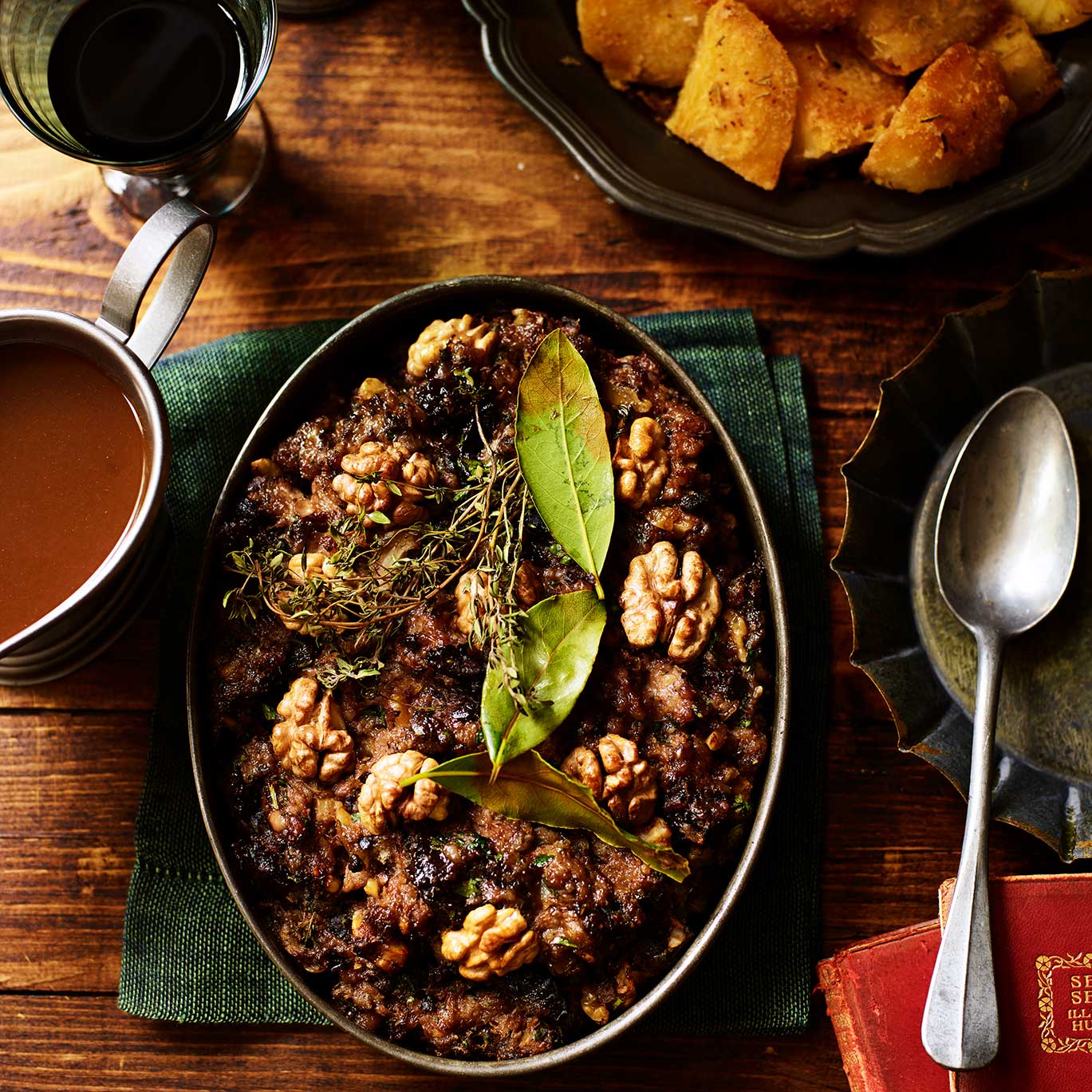 Pin on sweets Sausage, prune and walnut stuffing recipe | Sainsbury`s Magazine