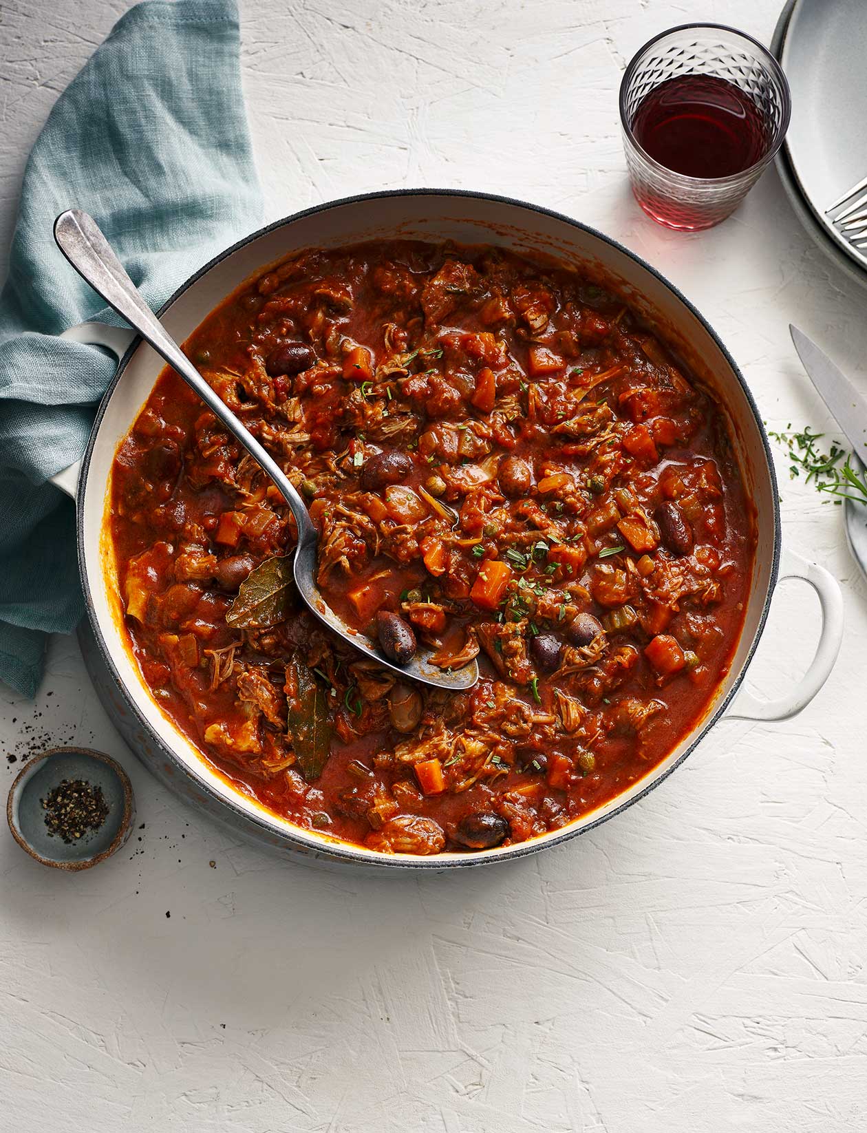 Slowcooked lamb, caper and olive ragu recipe Sainsbury`s Magazine