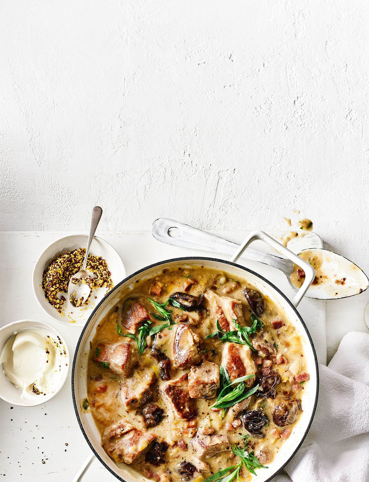 Pork, prune and sherry casserole recipe Sainsbury`s Magazine