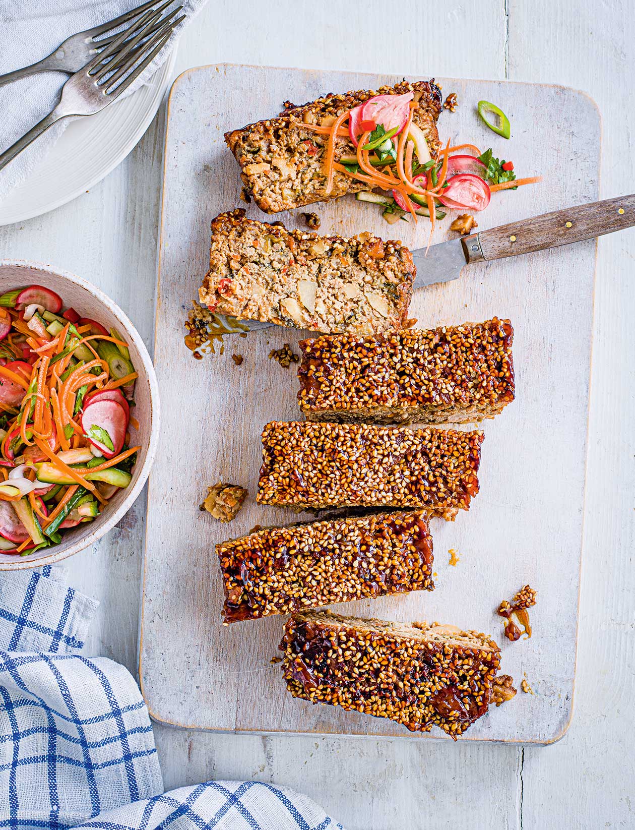 Sticky pork meatloaf recipe | Sainsbury`s Magazine