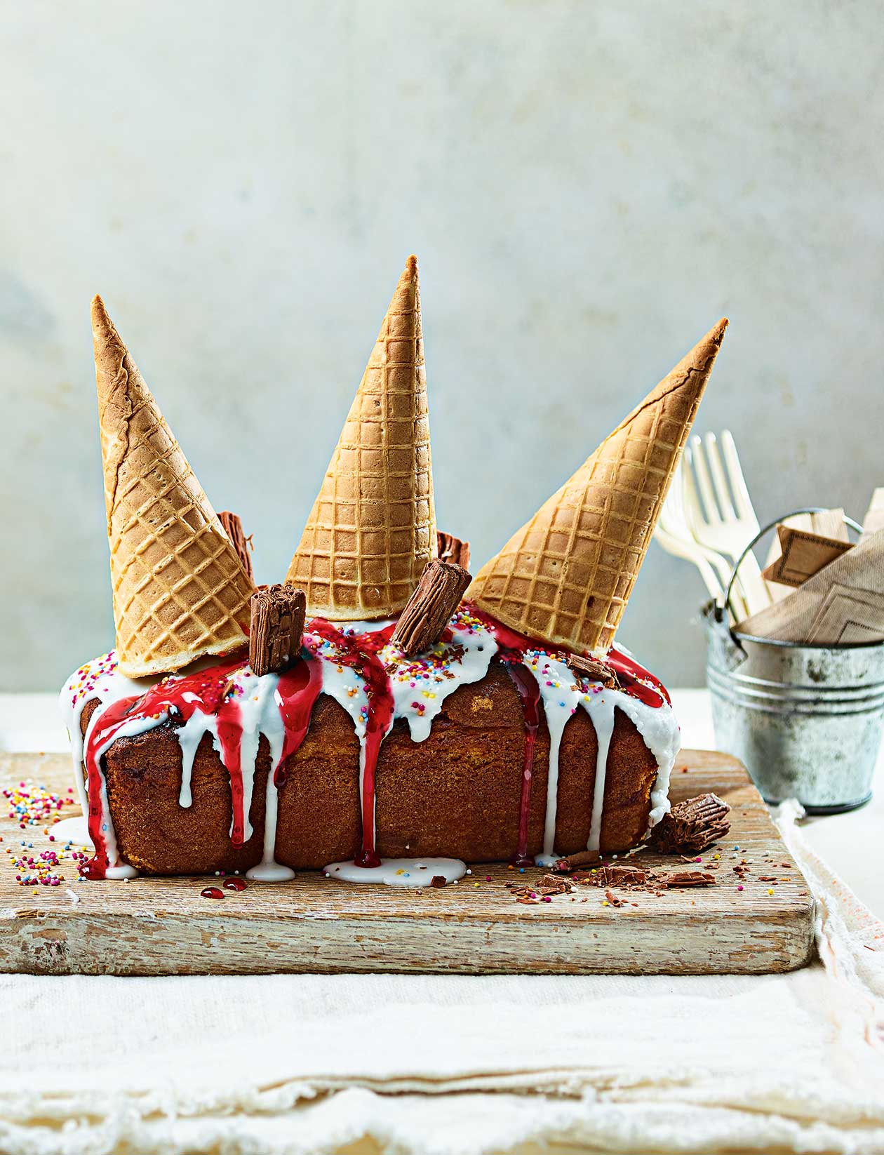 Melted ice cream cake recipe | Sainsbury`s Magazine