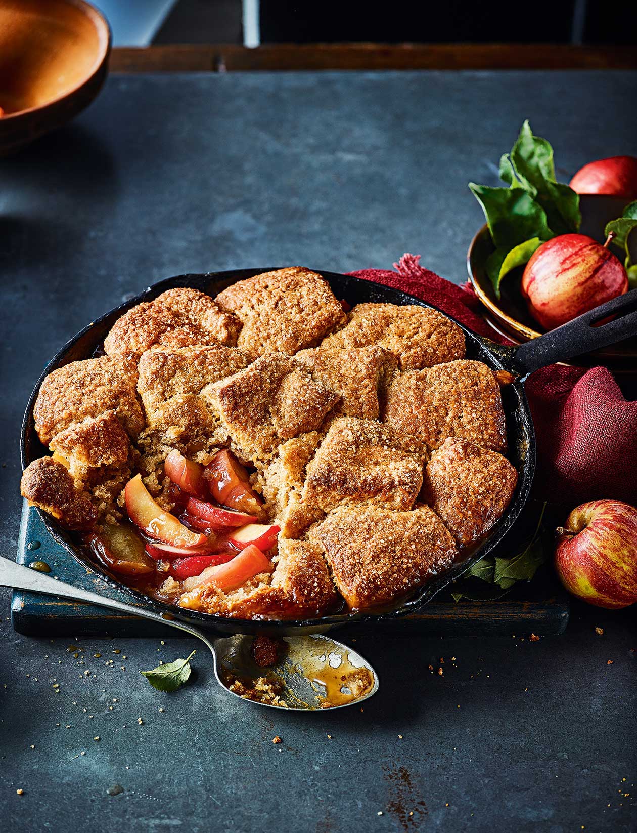 Maple apple cobbler recipe | Sainsbury`s Magazine