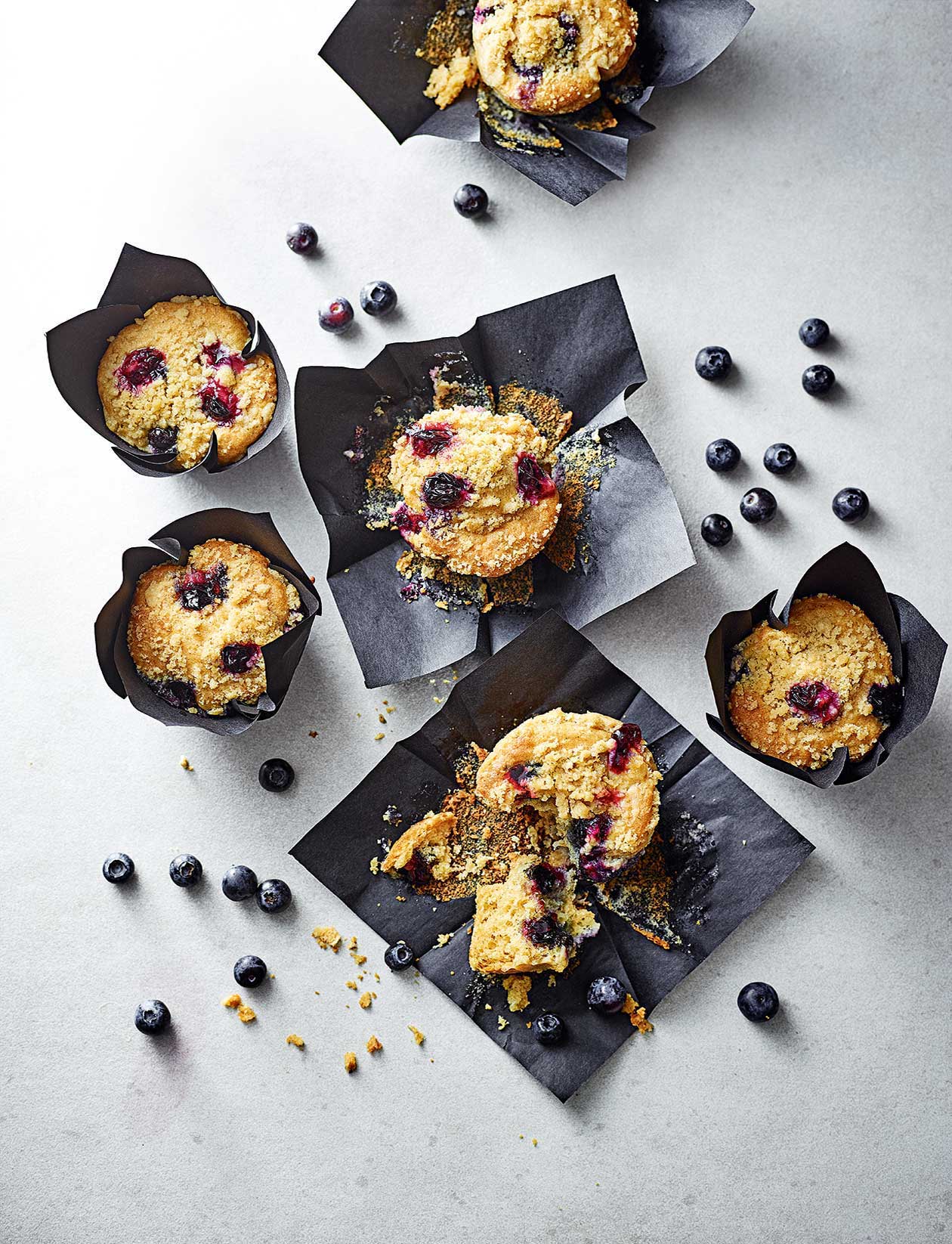 Apple sauce blueberry muffins recipe | Sainsbury`s Magazine
