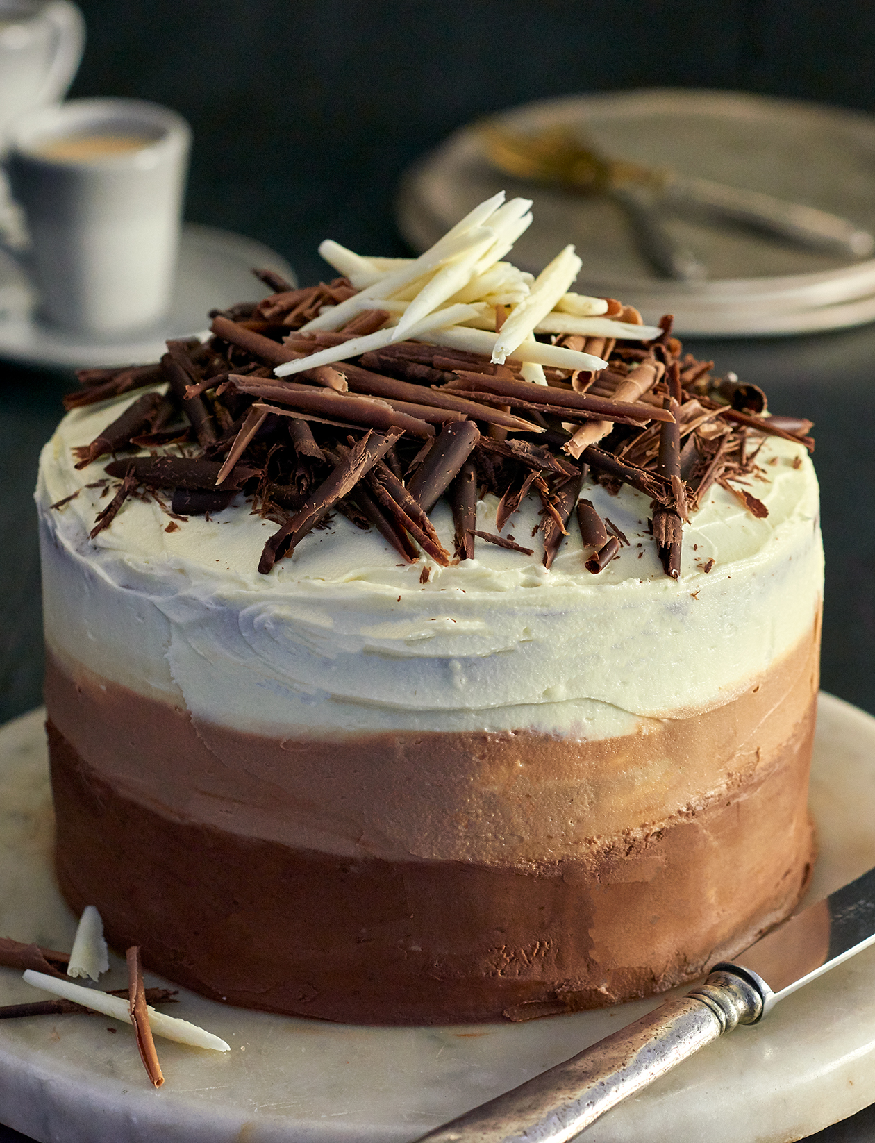 Sponsored Chocolate ombr cake from Menier