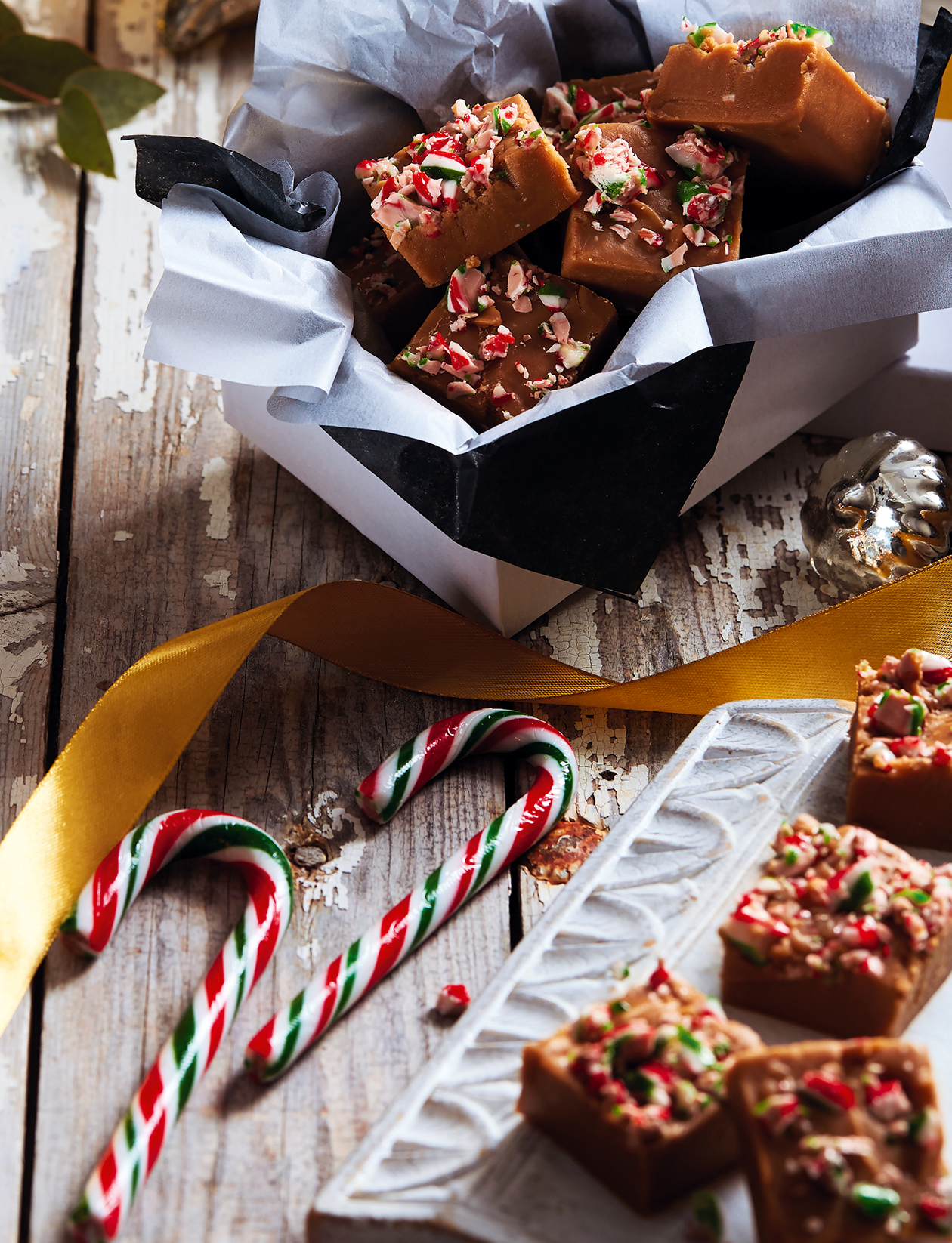 Candy cane fudge recipe Sainsbury`s Magazine