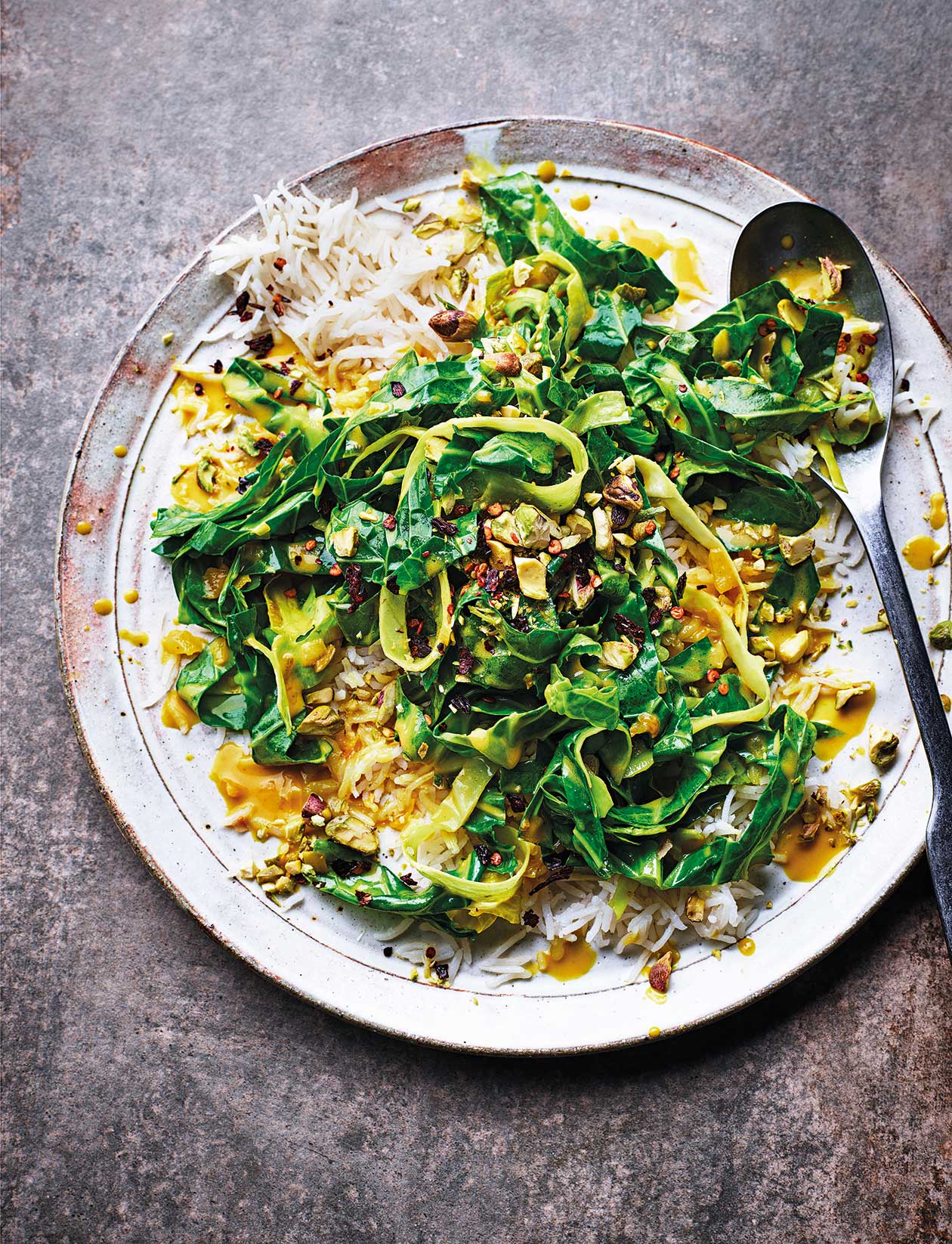 Coconut-braised spring greens recipe | Sainsbury`s Magazine