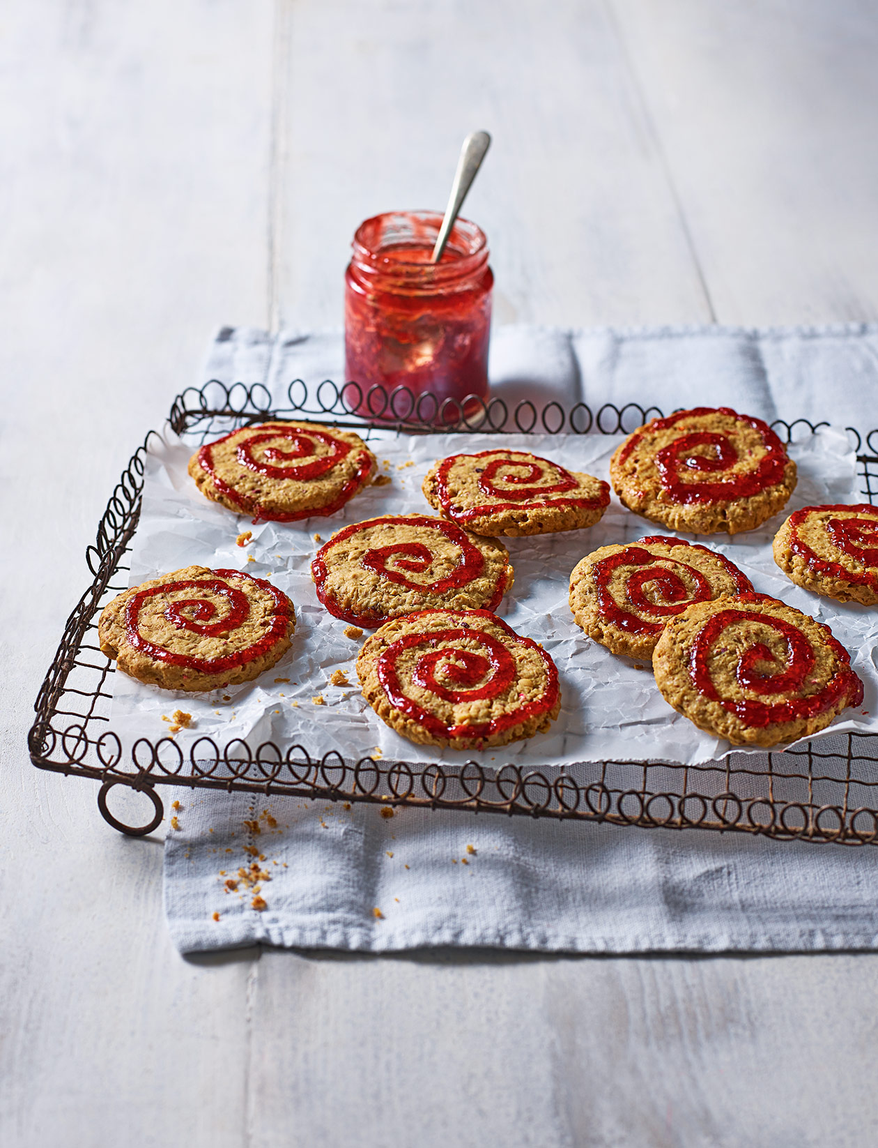 Peanut butter and jelly cookies recipe | Sainsbury`s Magazine