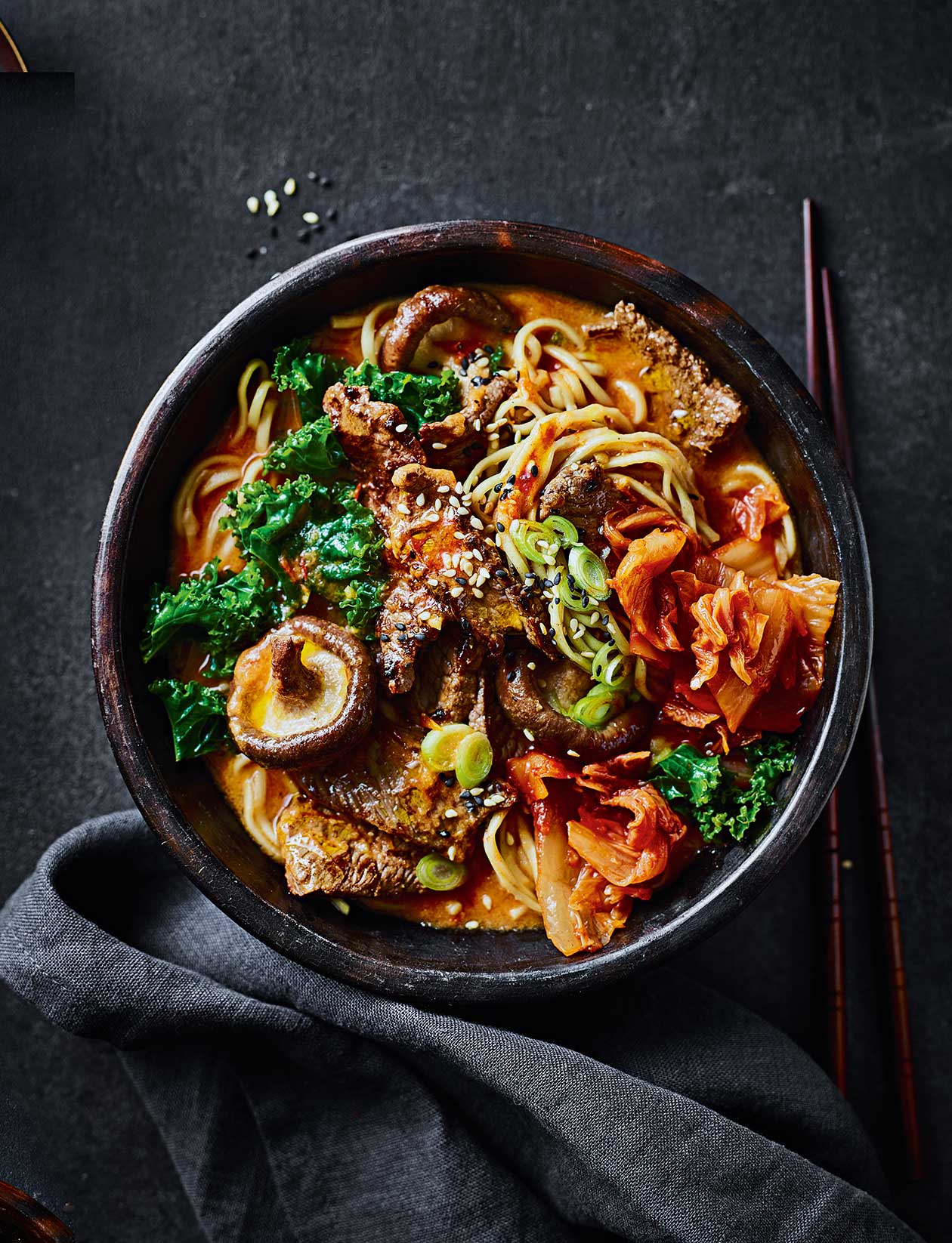 Korean beef noodles recipe | Sainsbury`s Magazine