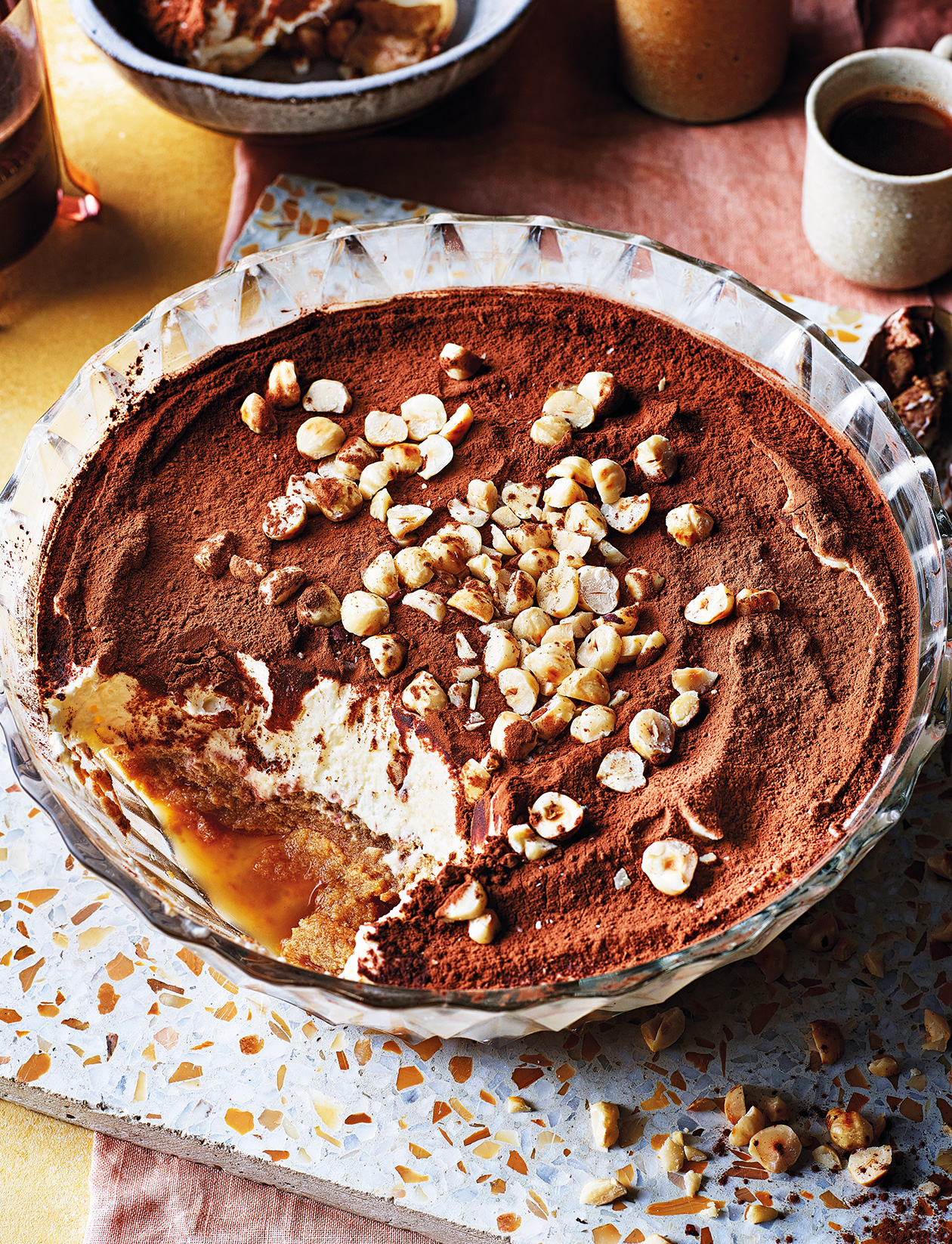 Hazelnut and brandy tiramisu recipe | Sainsbury`s Magazine