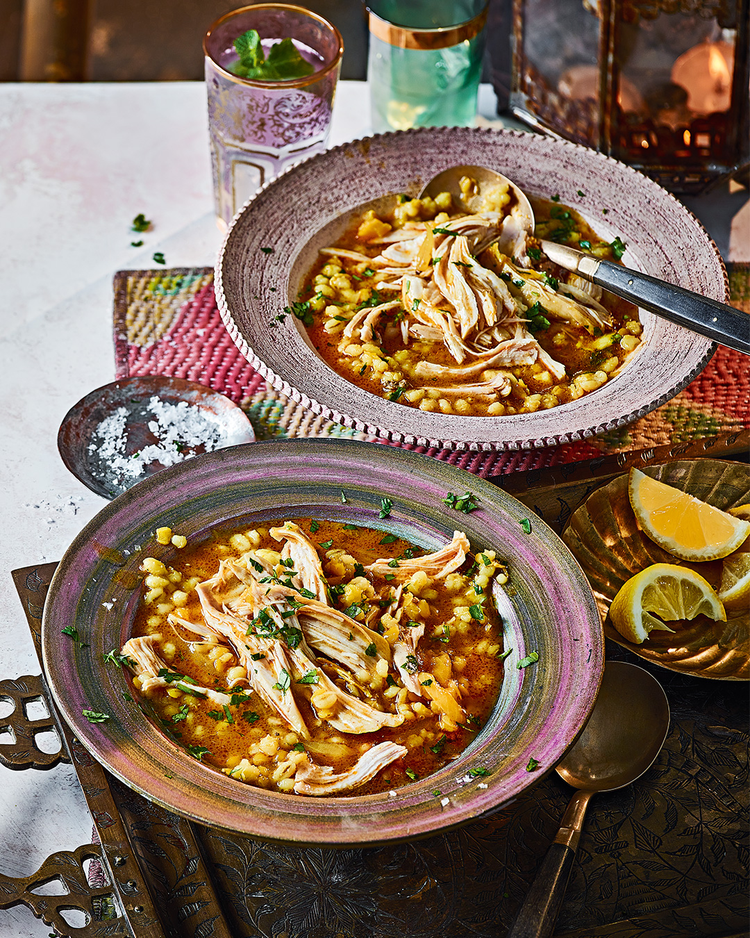Nourishing chicken and lentil soup recipe Sainsbury`s Magazine