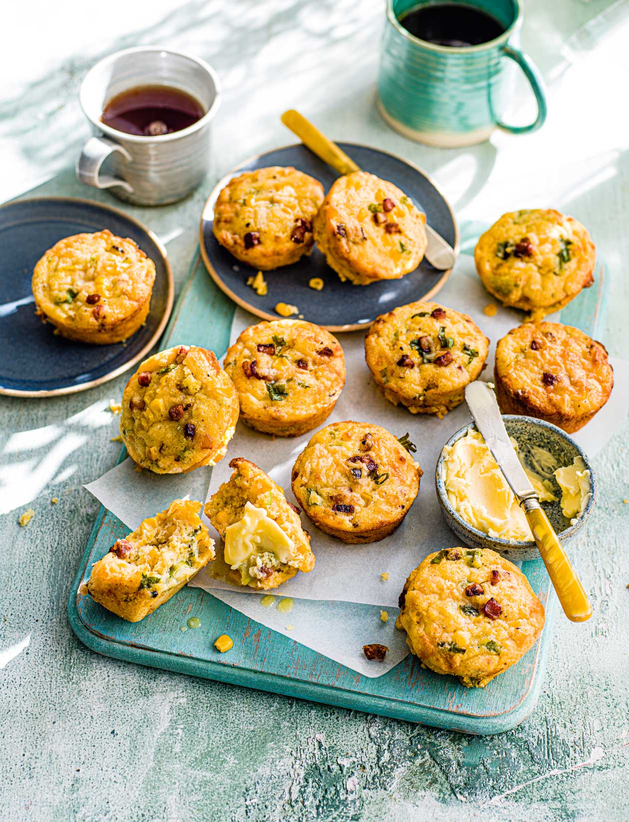 Bacon cornbread muffins recipe Sainsbury`s Magazine