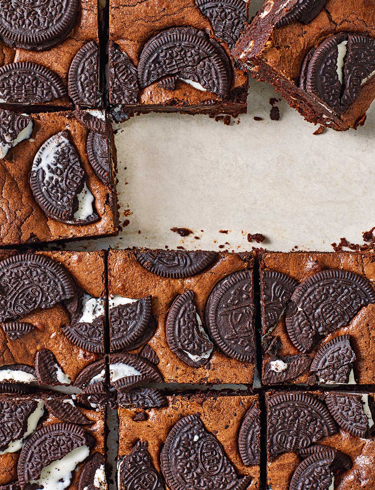 Cookies and cream brownies recipe Sainsbury`s Magazine