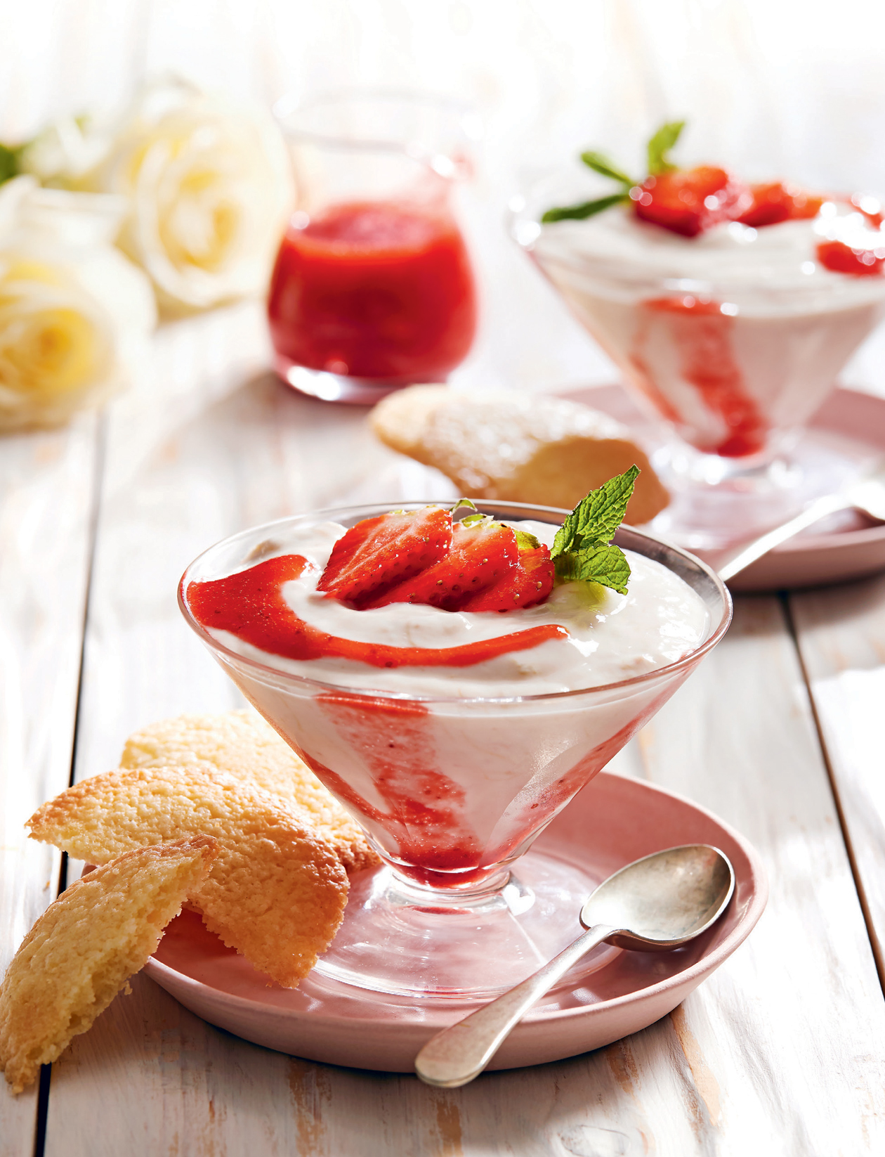 Sponsored: Berry and rhubarb treats with lemon thins from Bonne Maman recipe | Sainsbury`s Magazine