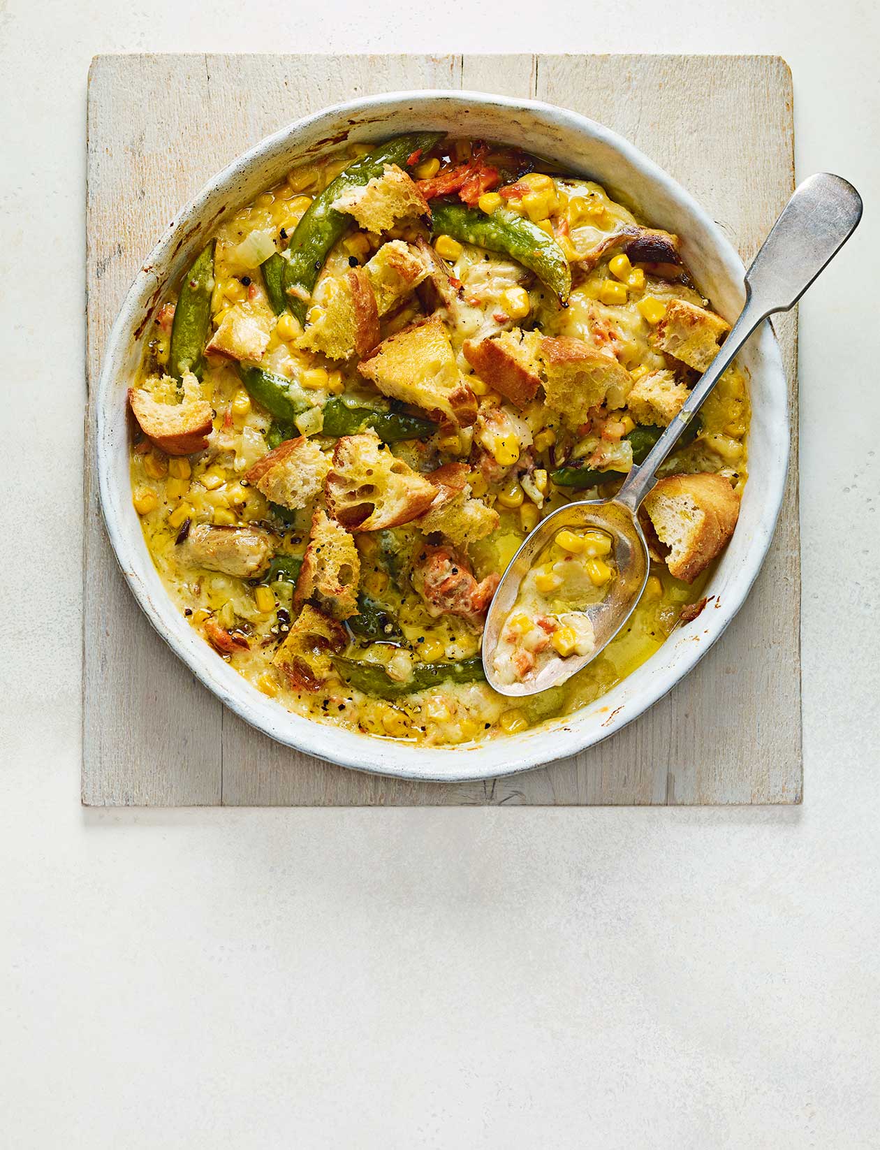 Tinned mackerel gratin recipe | Sainsbury`s Magazine