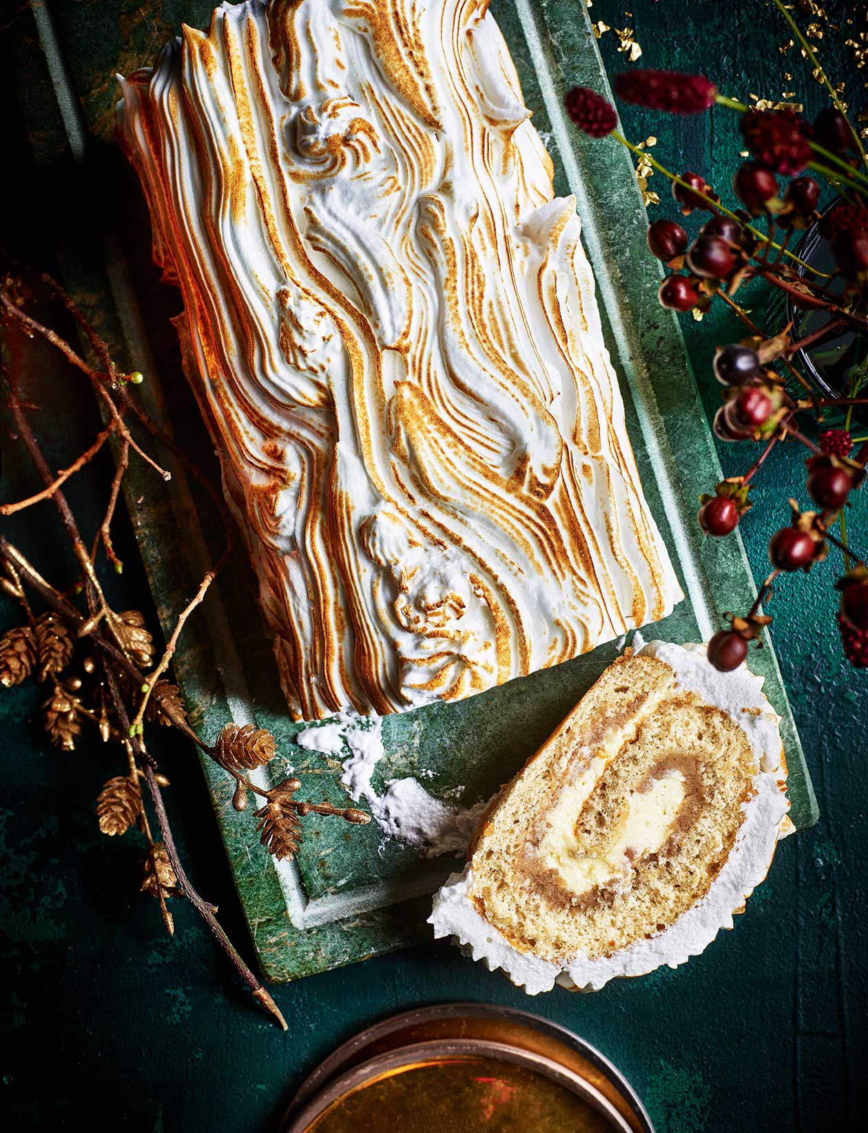 White Yule Log at Dean Rice blog