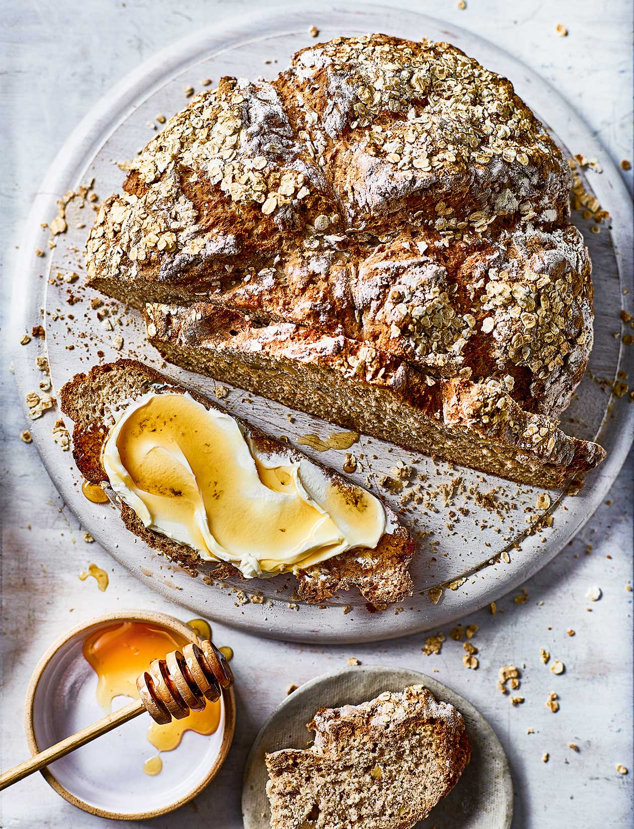 Banana and walnut soda bread recipe Sainsbury`s Magazine