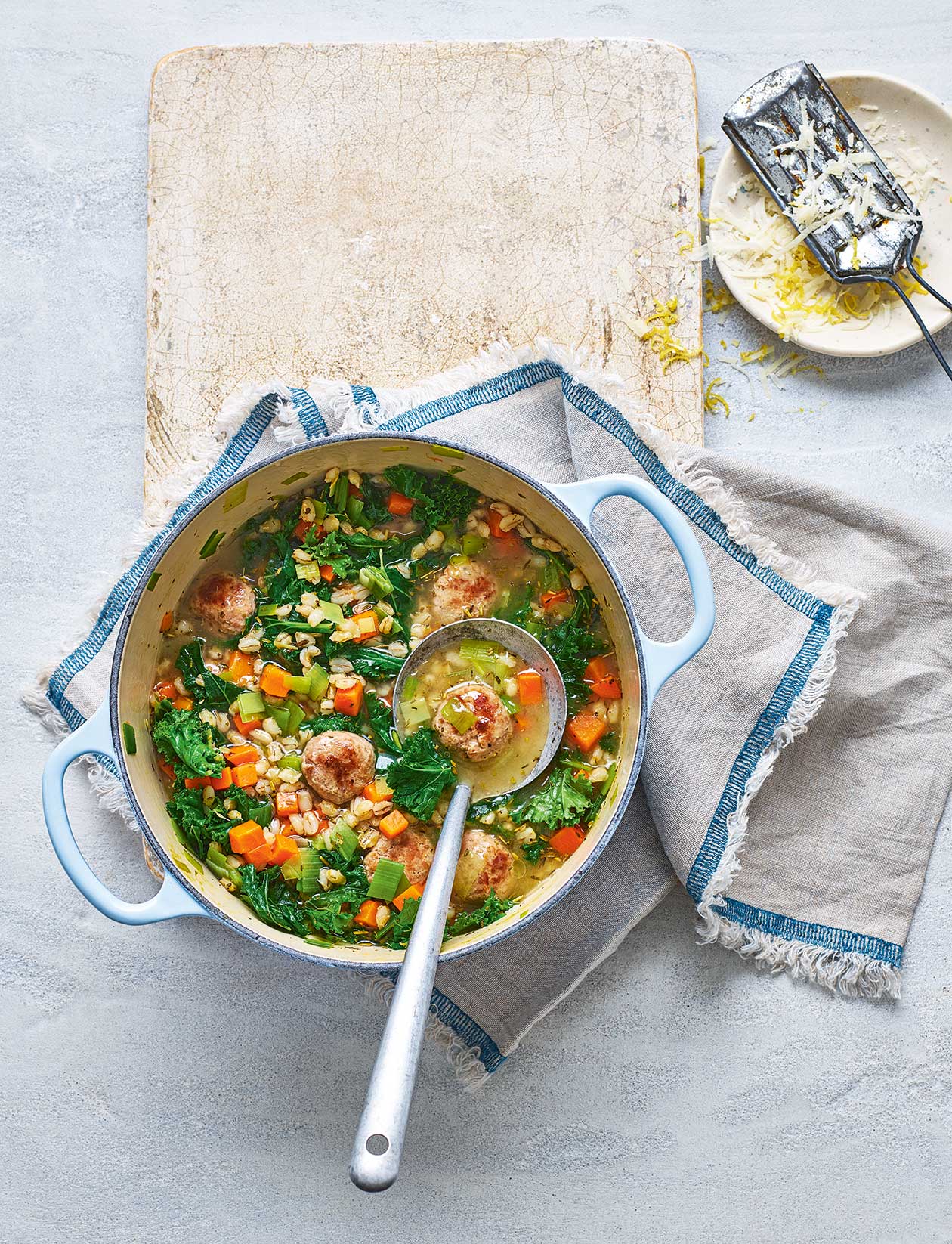 Turkey meatball hotpot recipe | Sainsbury's Magazine