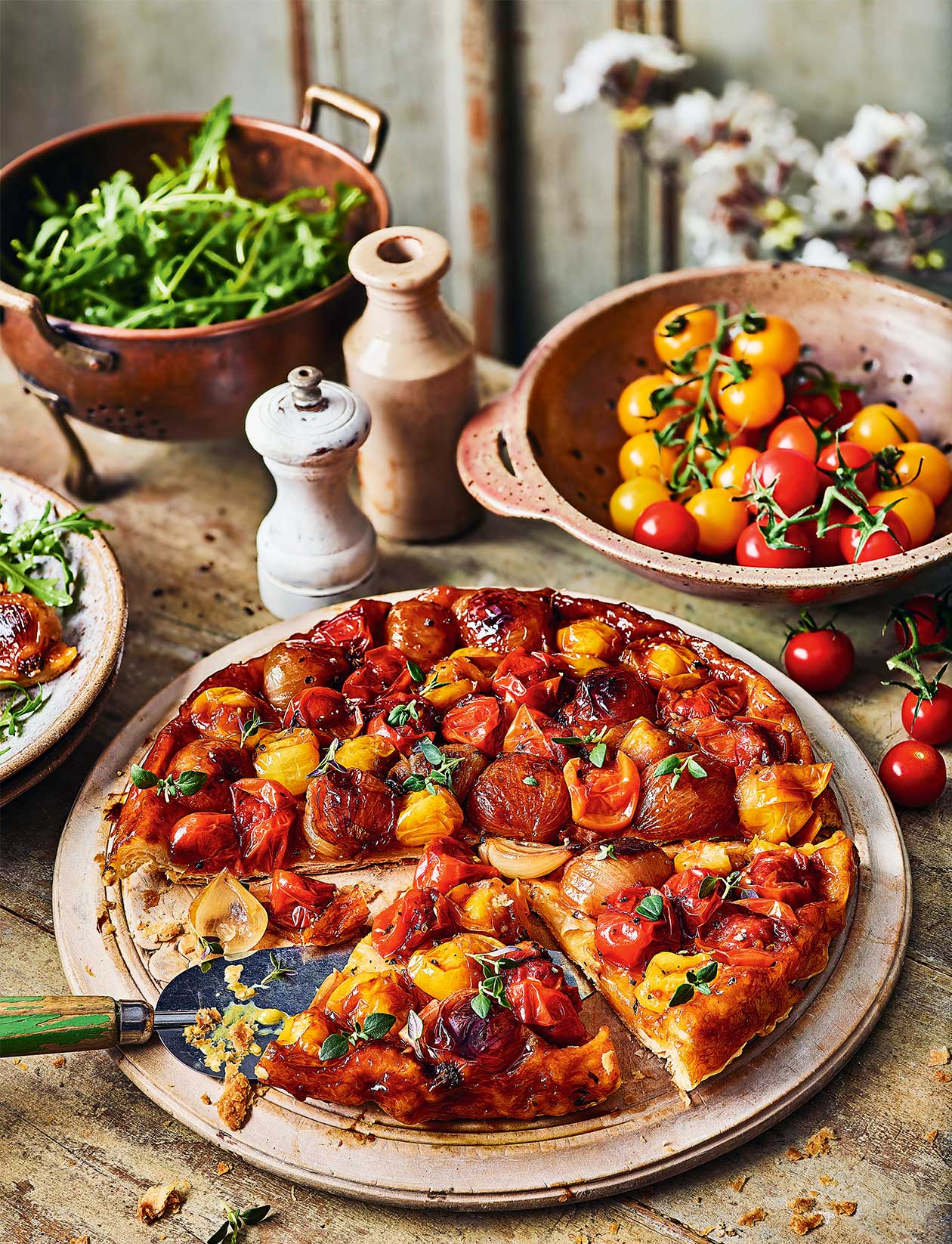 Tomato tarte tatin recipe | Sainsbury`s Magazine