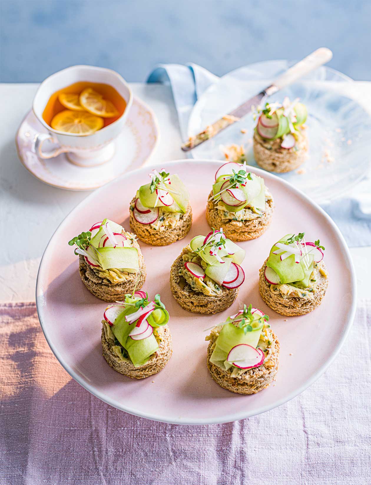 Savoury rye scones with anchovy butter recipe | Sainsbury`s Magazine