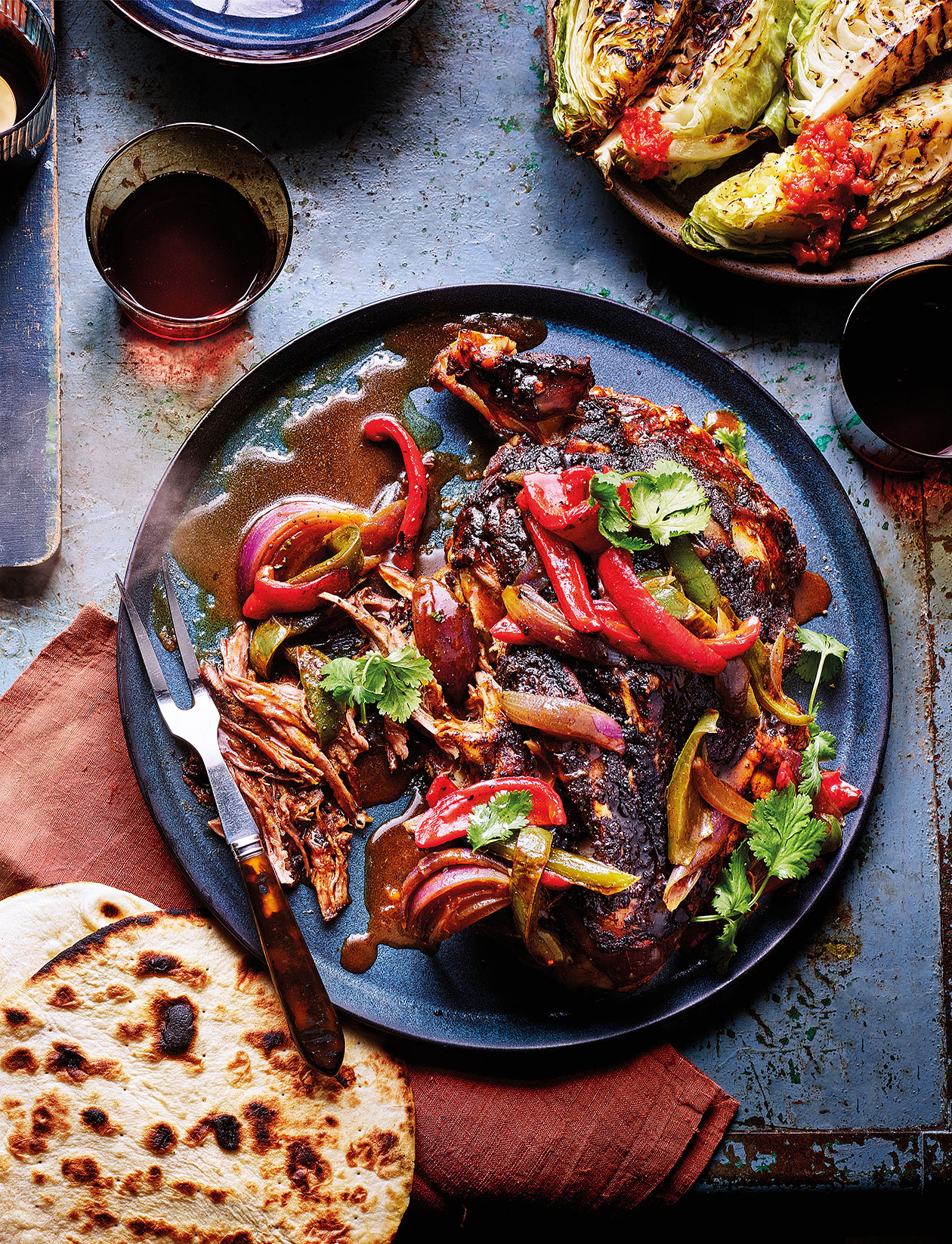 Barbecue slow-cooked lamb shoulder recipe | Sainsbury`s Magazine