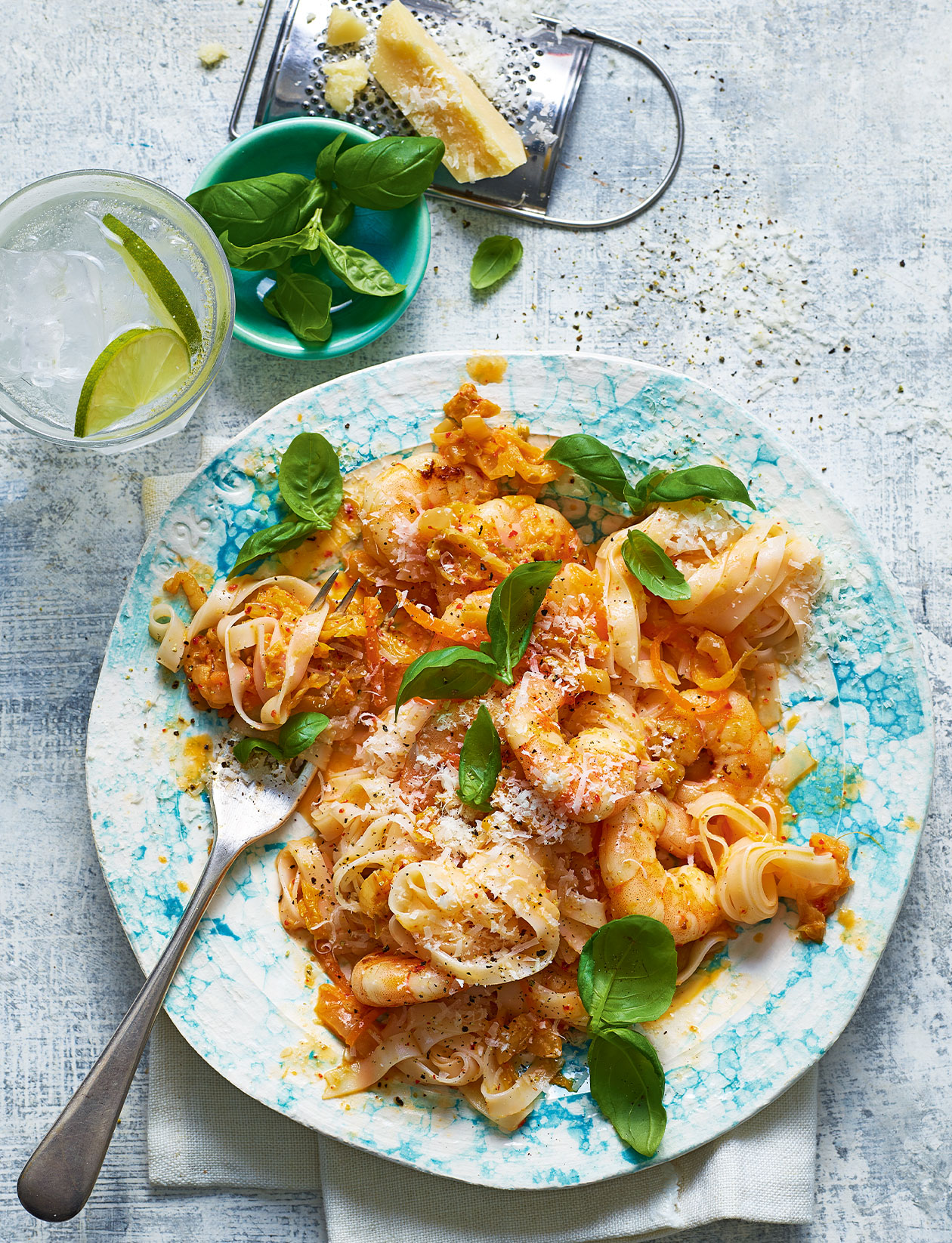 Kimchi prawn noodles recipe | Sainsbury`s Magazine