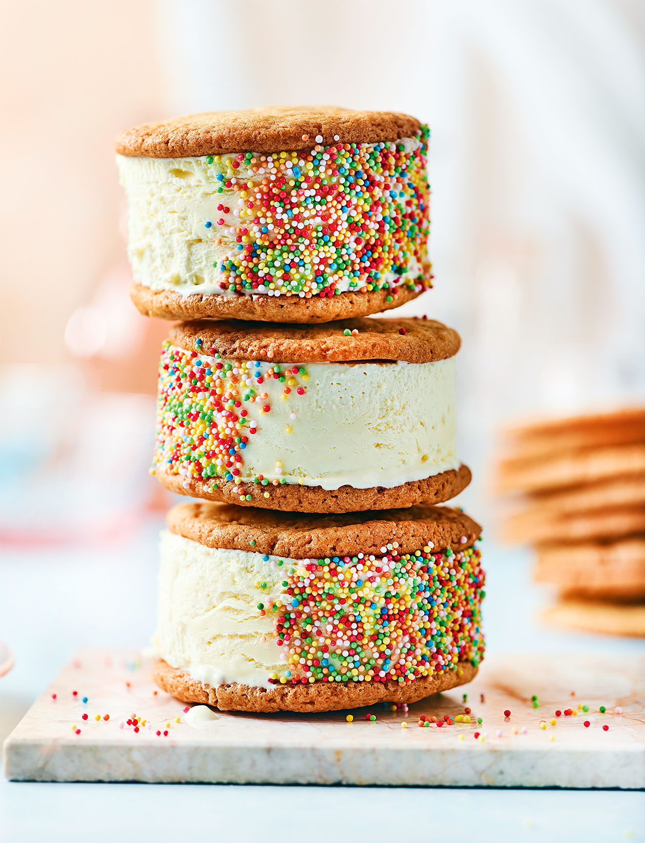 Icecream sandwiches recipe Sainsbury`s Magazine