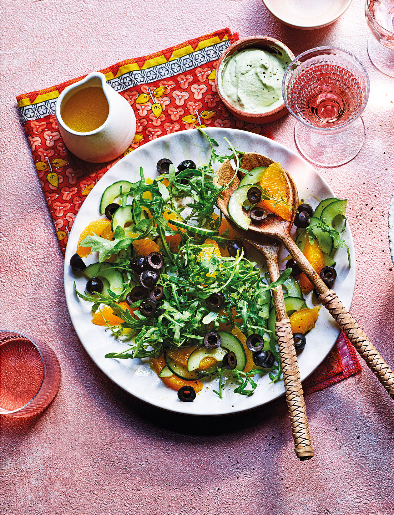 Olive, orange and rocket salad recipe Sainsbury`s Magazine