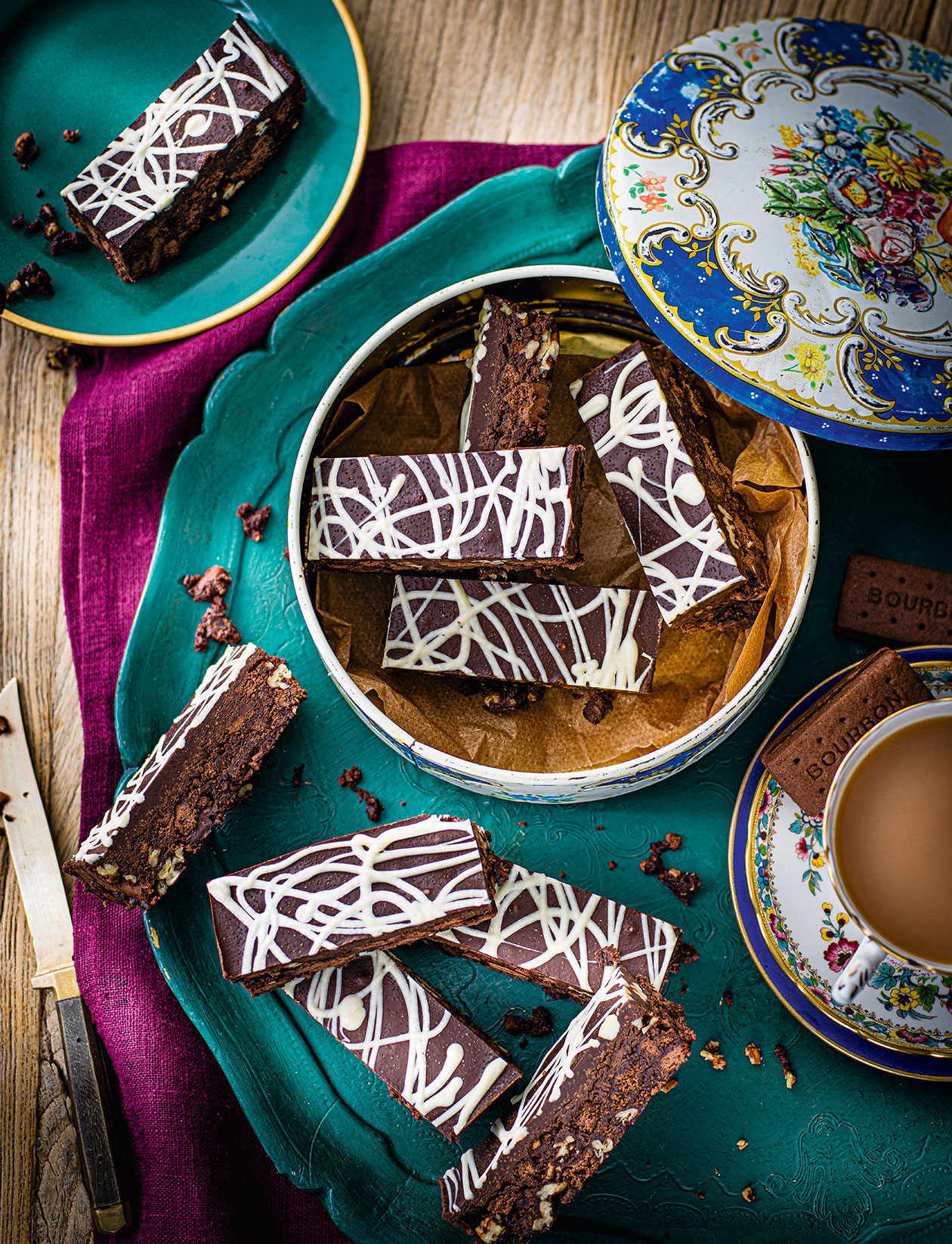 Malted chocolate refrigerator cake recipe | Sainsbury`s Magazine