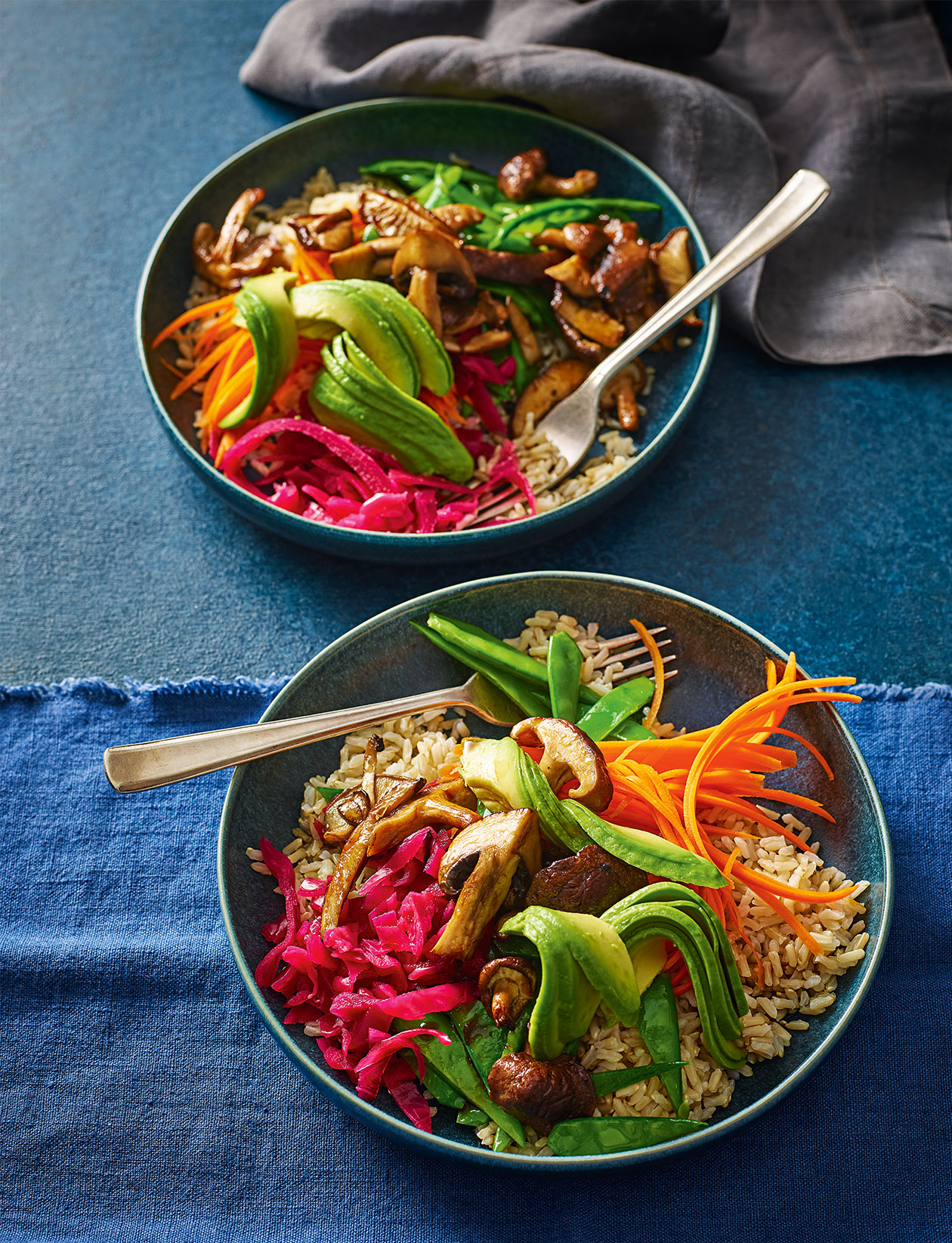Gingered mushroom super bowl recipe | Sainsbury`s Magazine