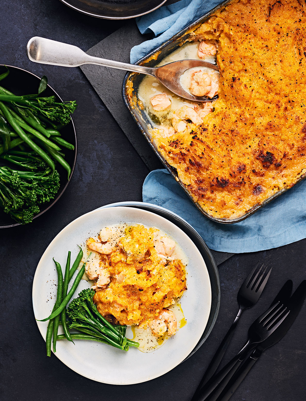 Root vegetable and coconut fish pie recipe Sainsbury`s Magazine