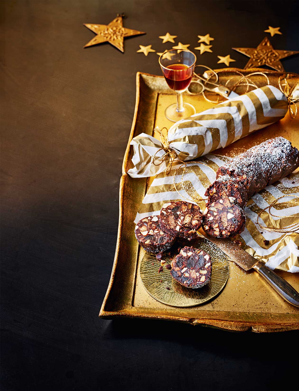 Chocolate salami clearance