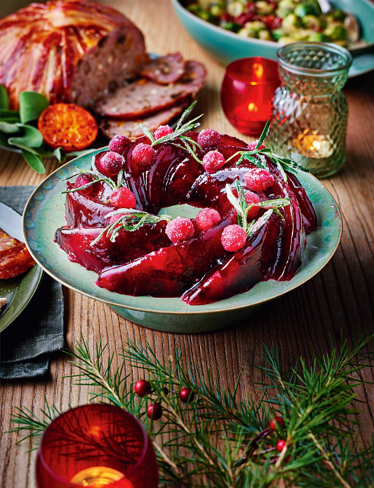 Spiced cranberry crown recipe | Sainsbury`s Magazine