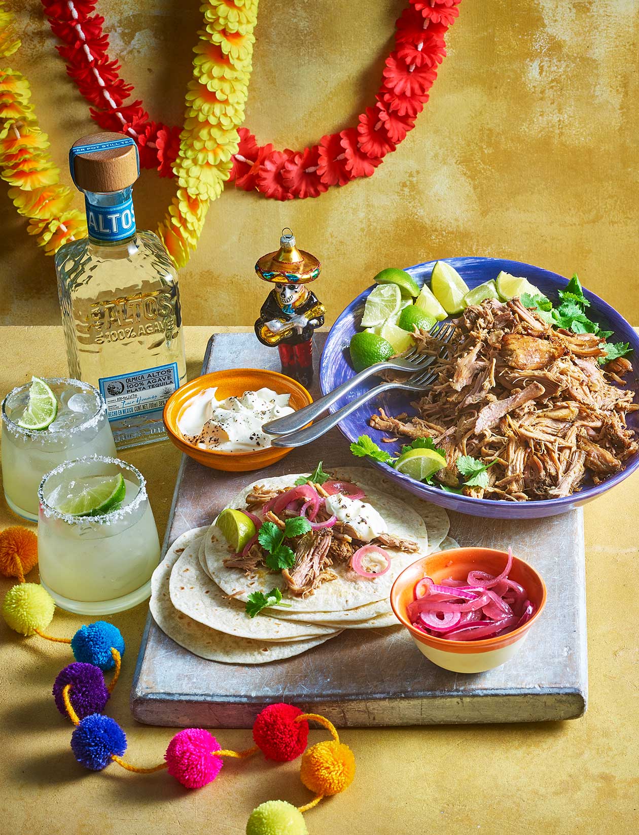 Sponsored Slowcooker pork carnitas recipe Sainsbury`s Magazine