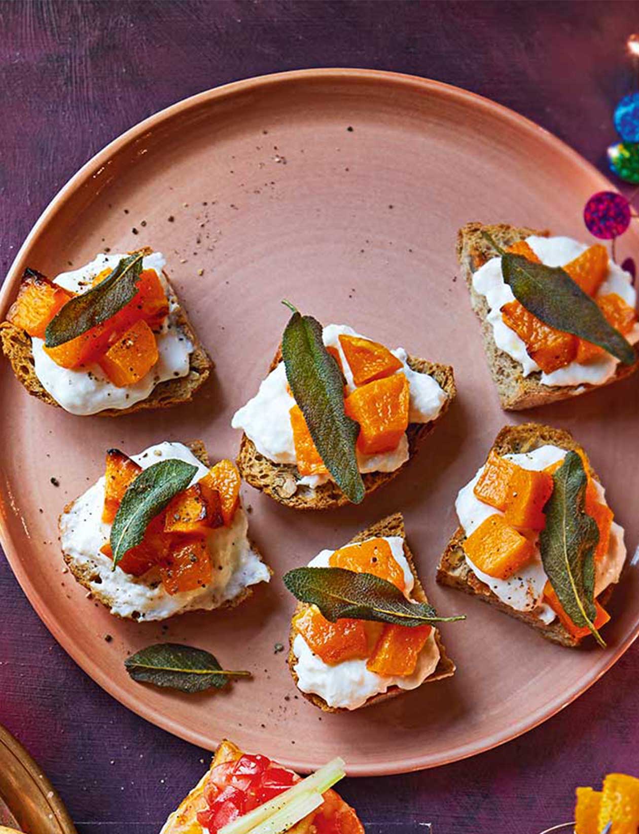 Burrata Butternut Bites