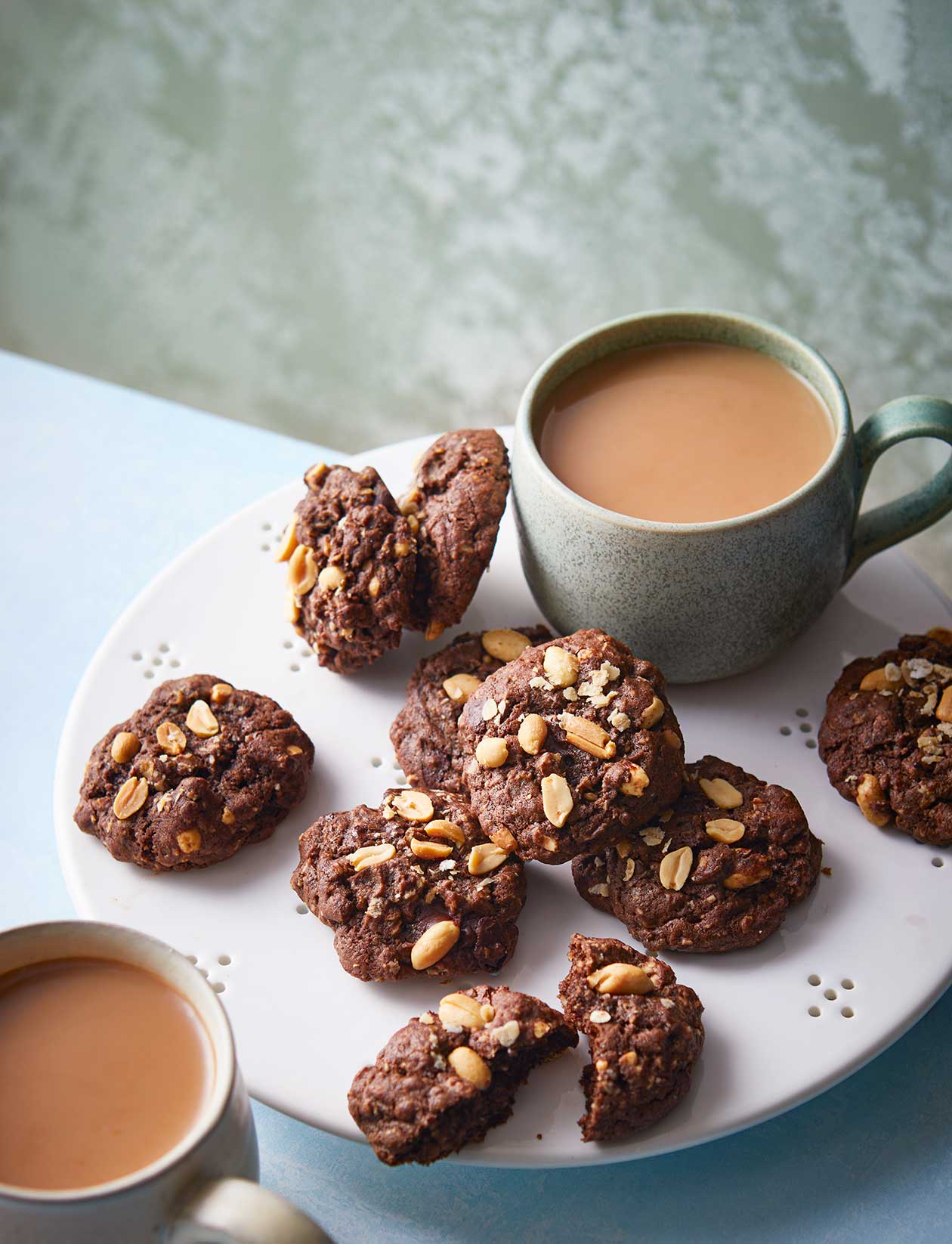 Chocolate and peanut cookies recipe | Sainsbury`s Magazine