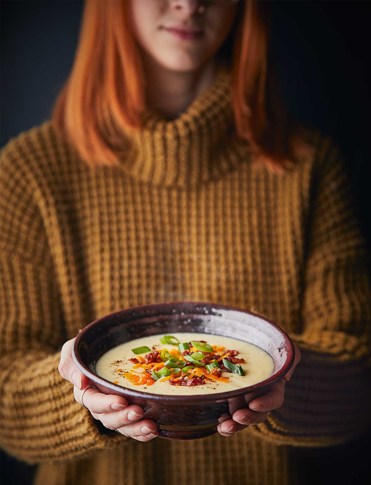 Jacket potato soup recipe | Sainsbury`s Magazine