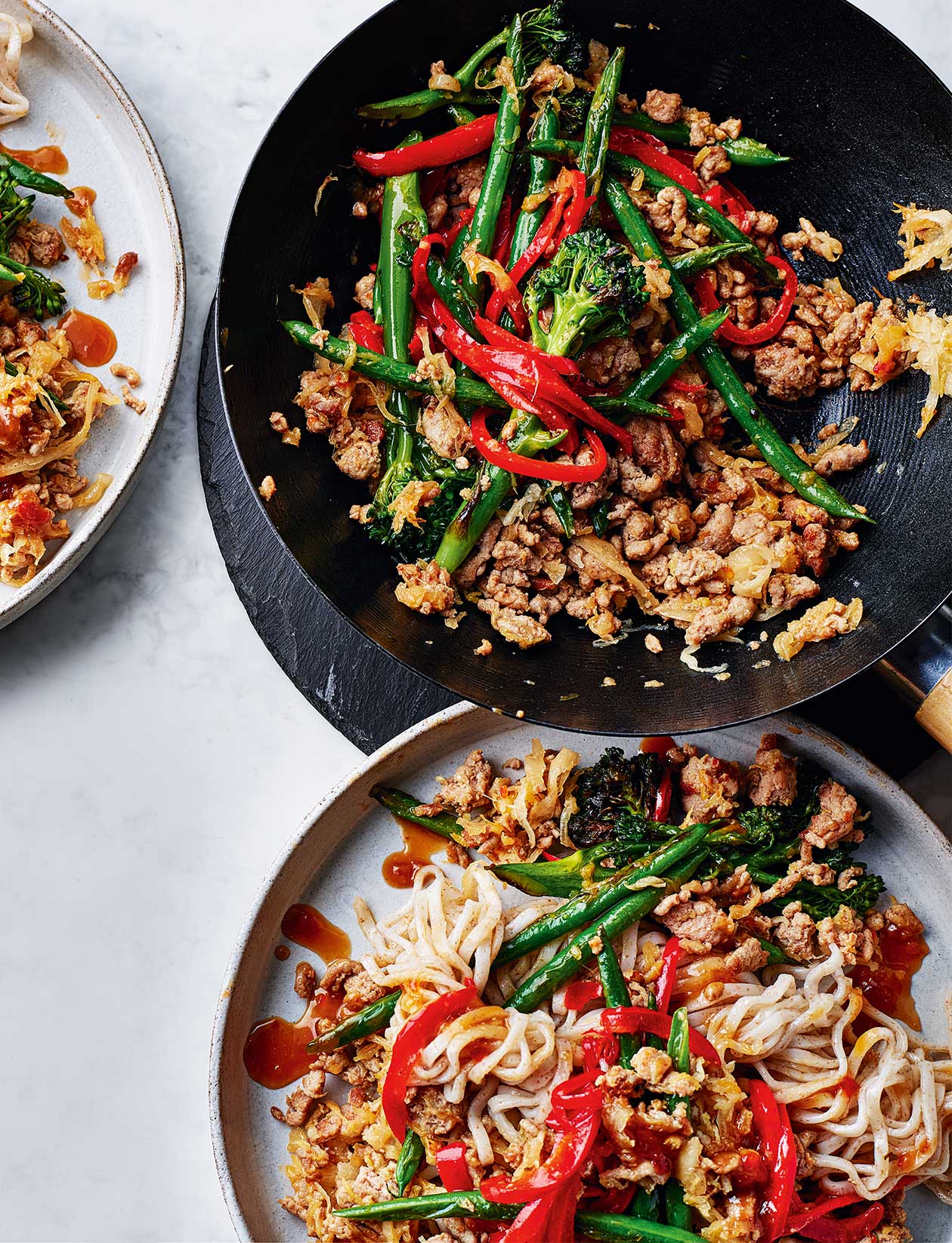 Miso sauerkraut stirfry recipe Sainsbury`s Magazine