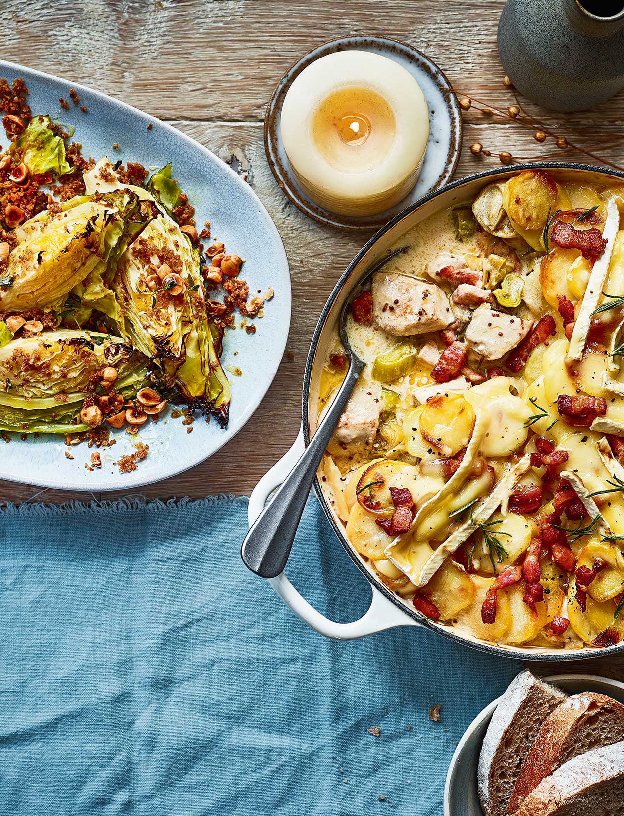 Chicken tartiflette pie recipe | Sainsbury`s Magazine
