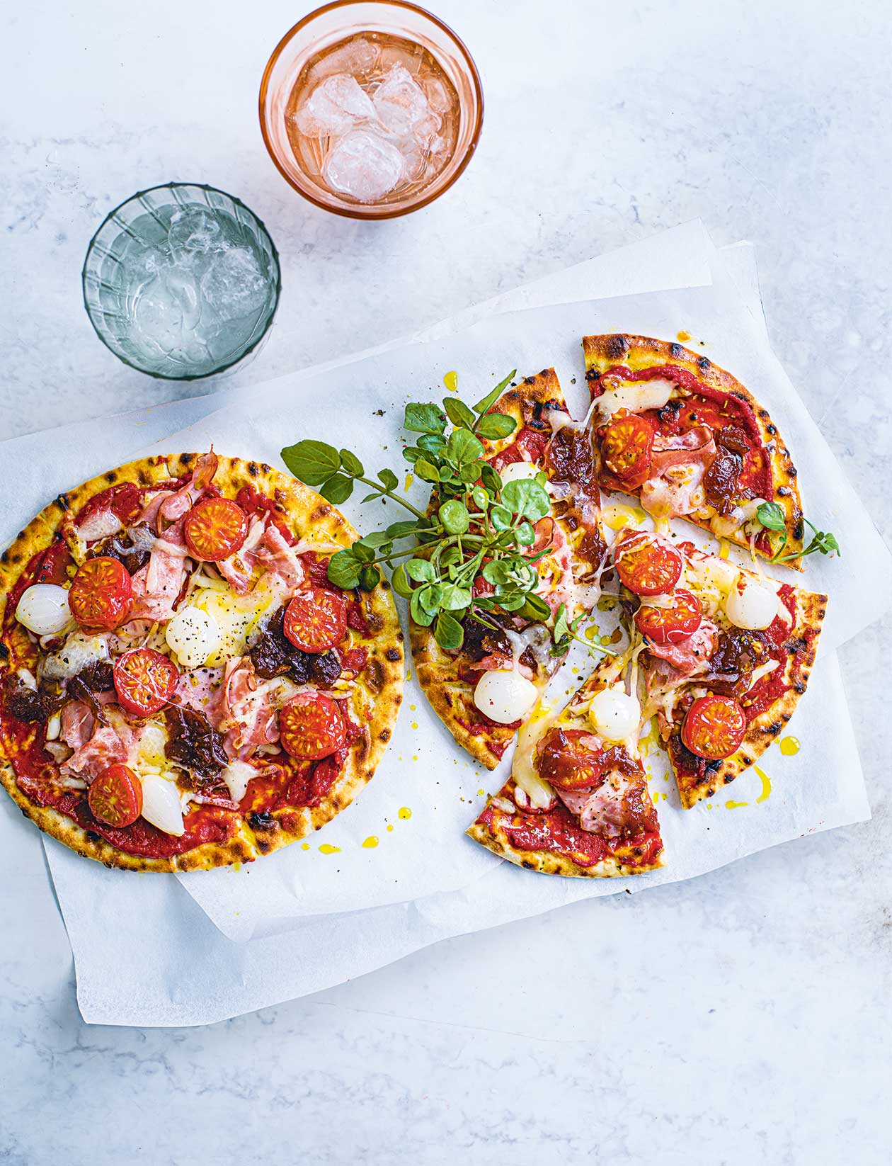 Ploughman's flatbread pizza recipe | Sainsbury`s Magazine