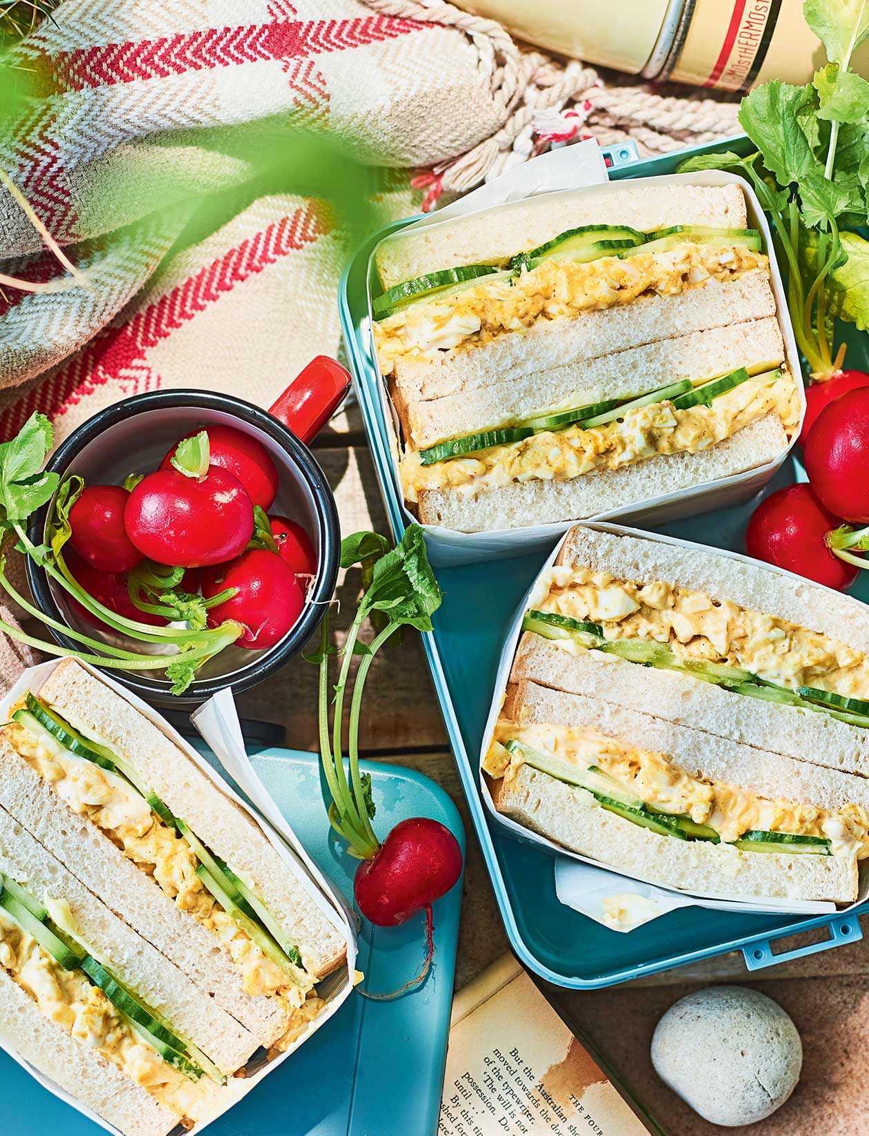 Japanese-style egg mayo sandos recipe | Sainsbury`s Magazine