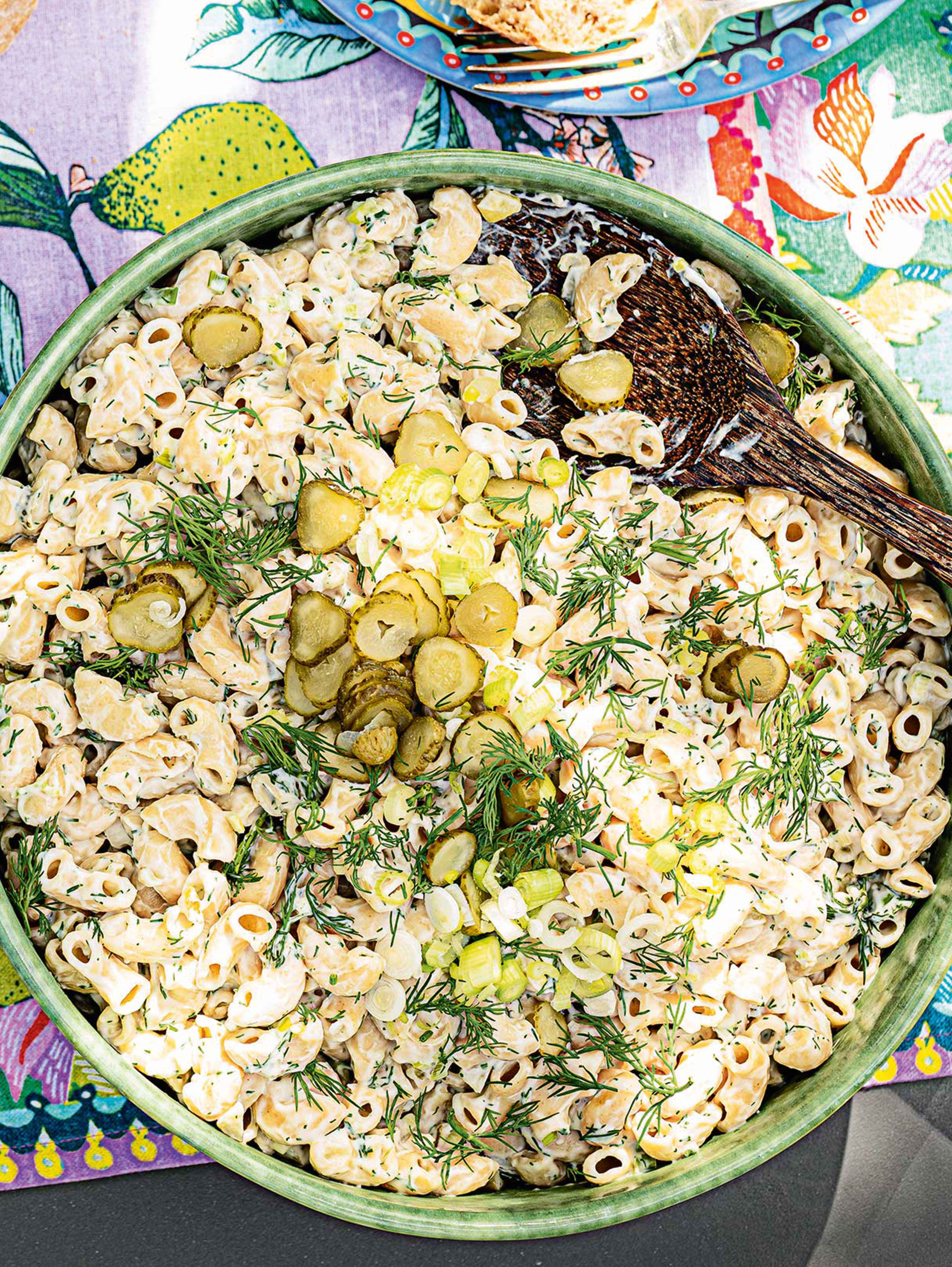 Macaroni Cheese Salad With Dill Weed