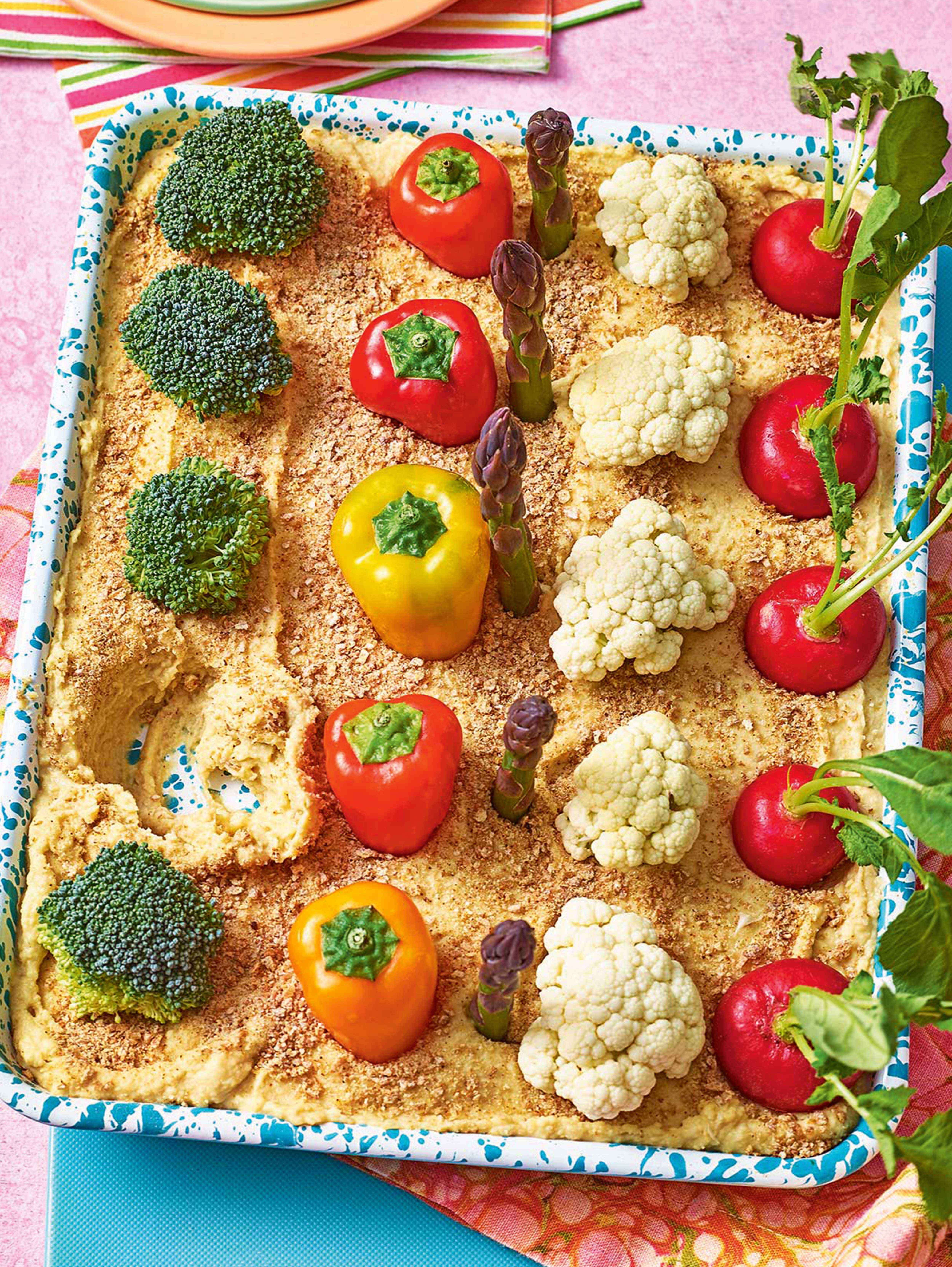 Allotment houmous recipe | Sainsbury`s Magazine
